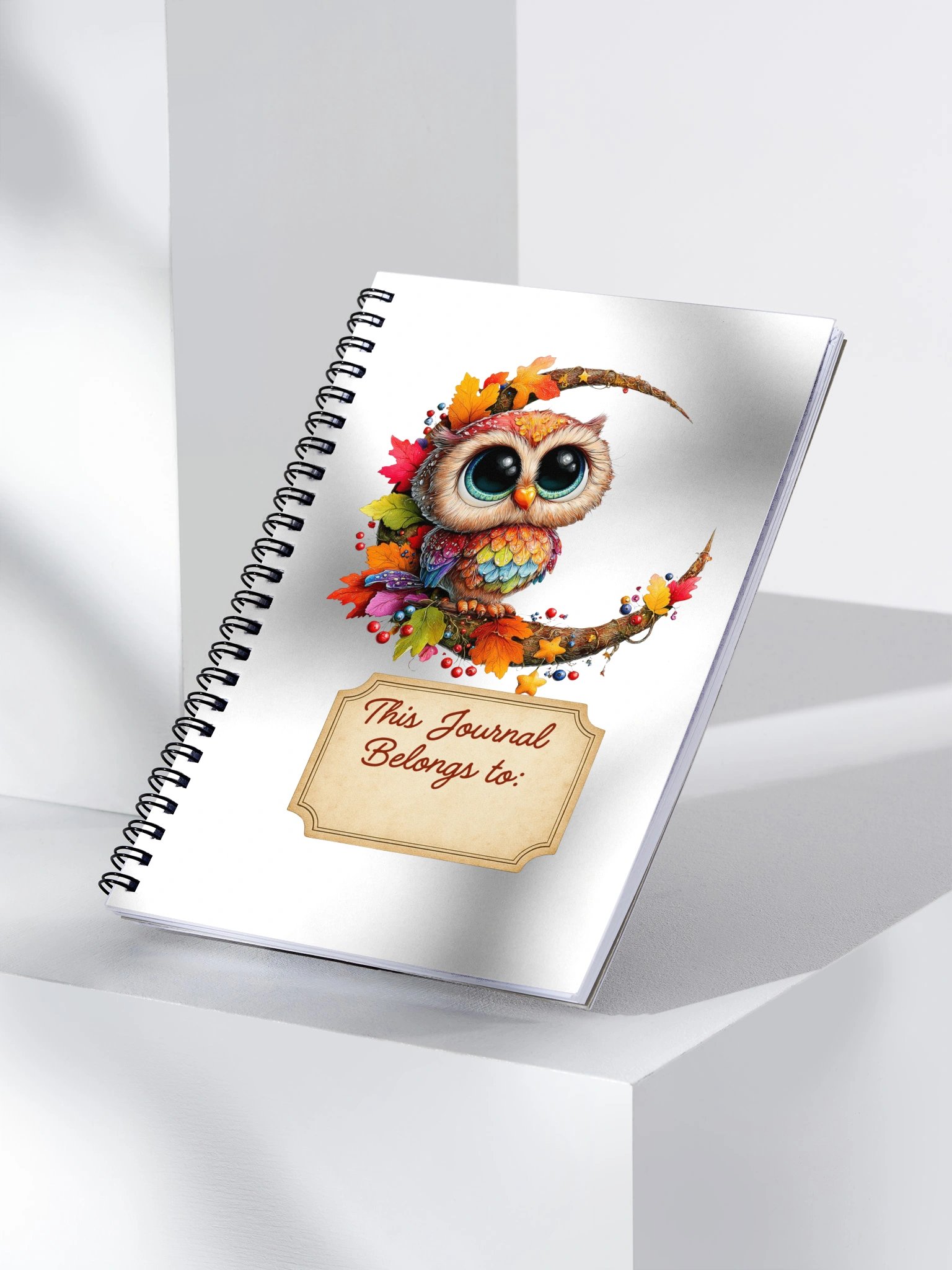 Autumn Owl Spiral Journal product image (3)