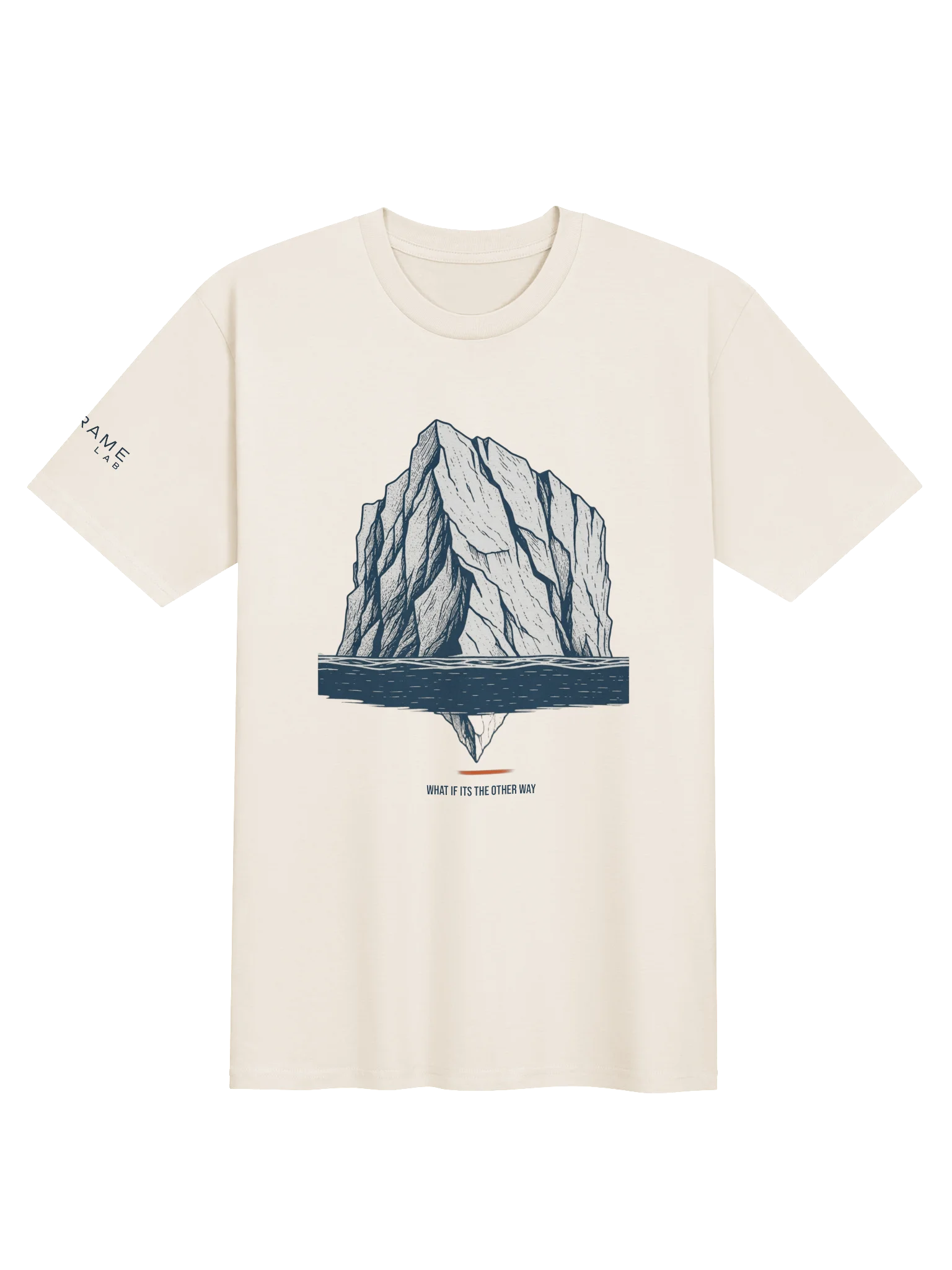 Iceberg Tee (Premium Ecru) product image (1)