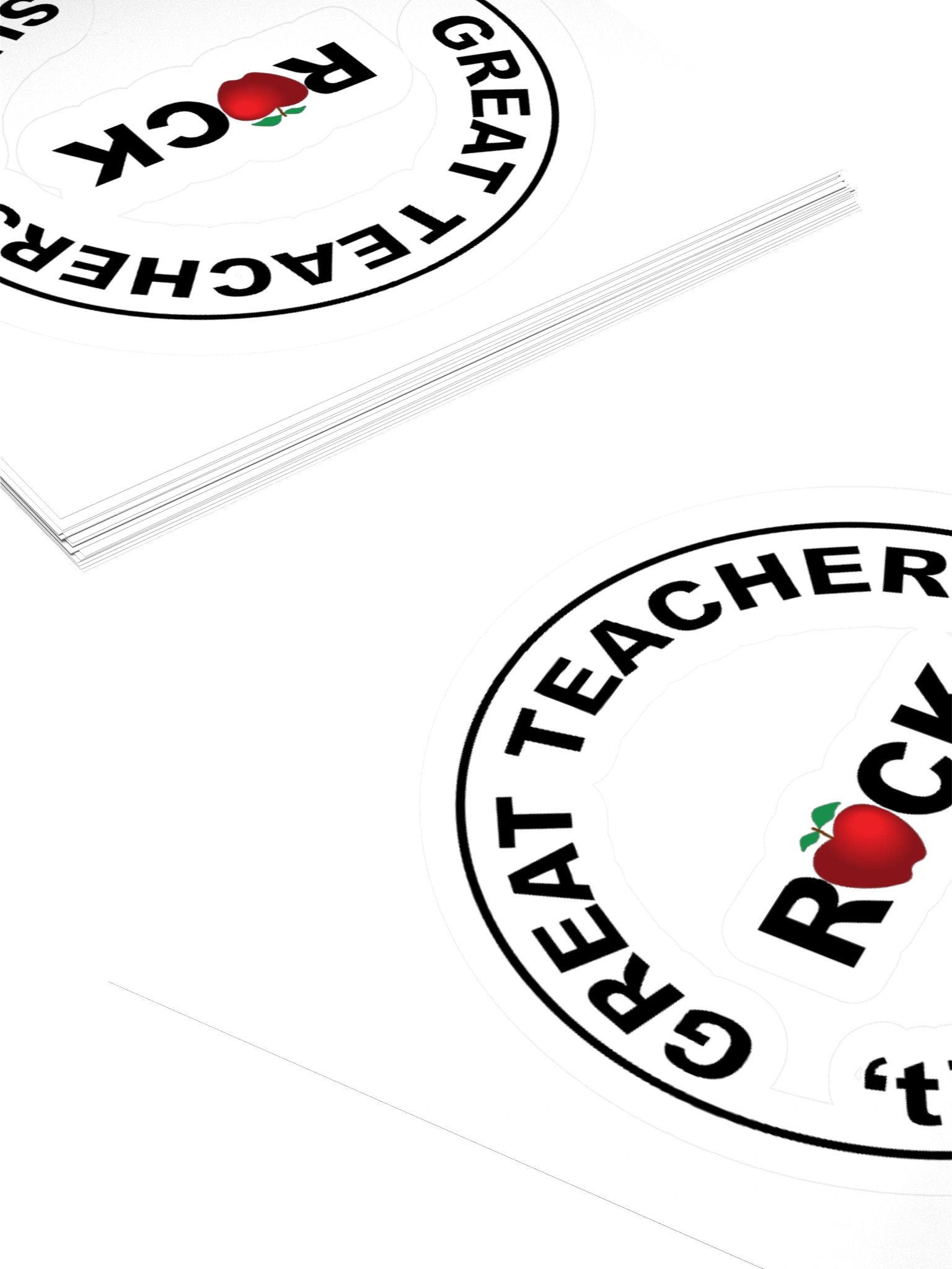 GREAT TEACHERS ROCK! STICKERS product image (4)