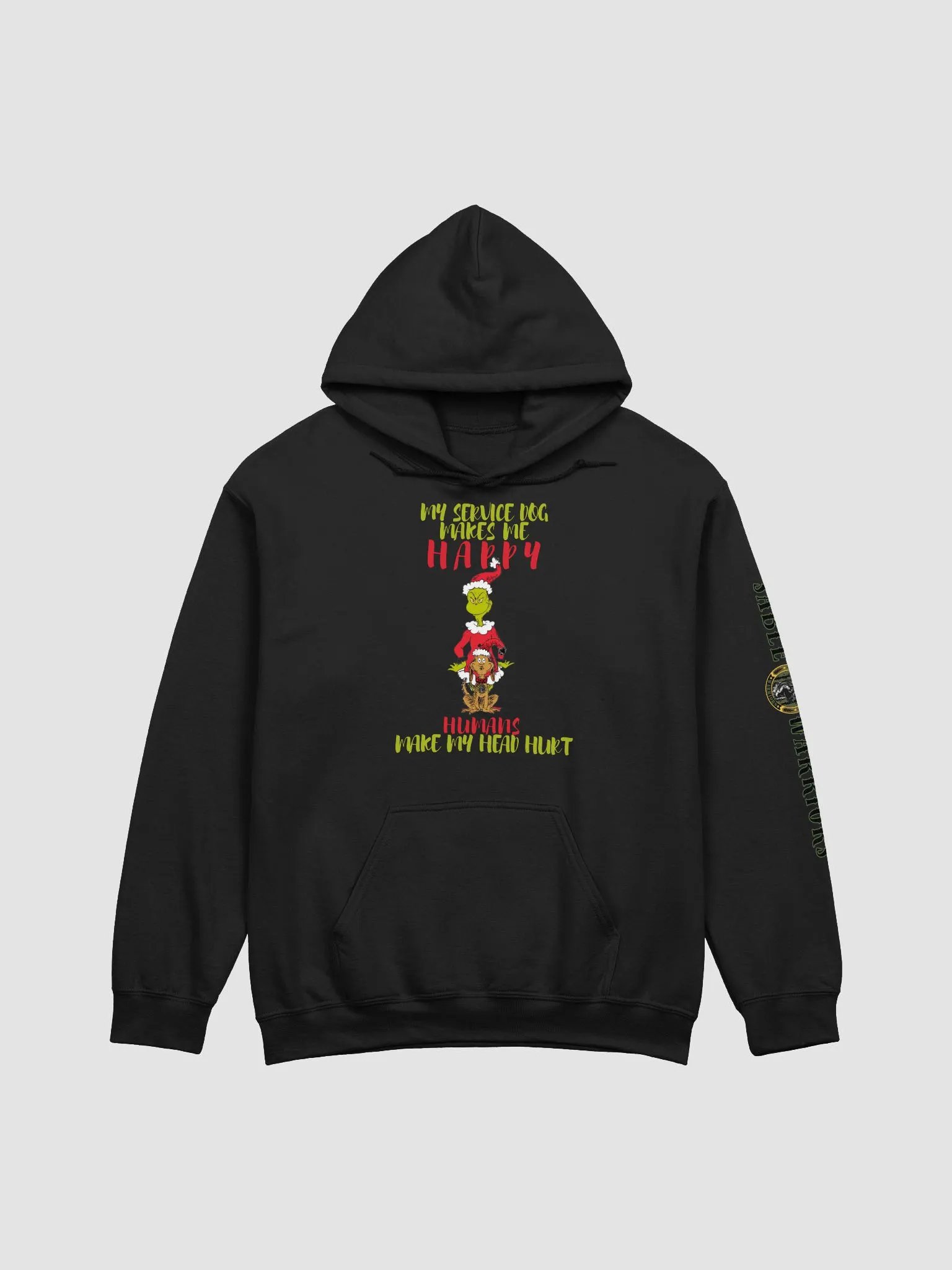 Sable Warriors Holiday Service Dog HOODIE: Helps Pair Veterans With A Service Dog product image (10)