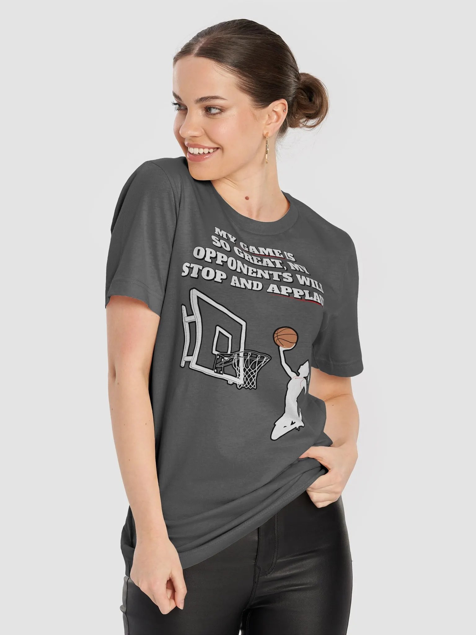 My Game Is So Great, My Opponents Will Stop And Applaud! Women's T-shirt product image (54)