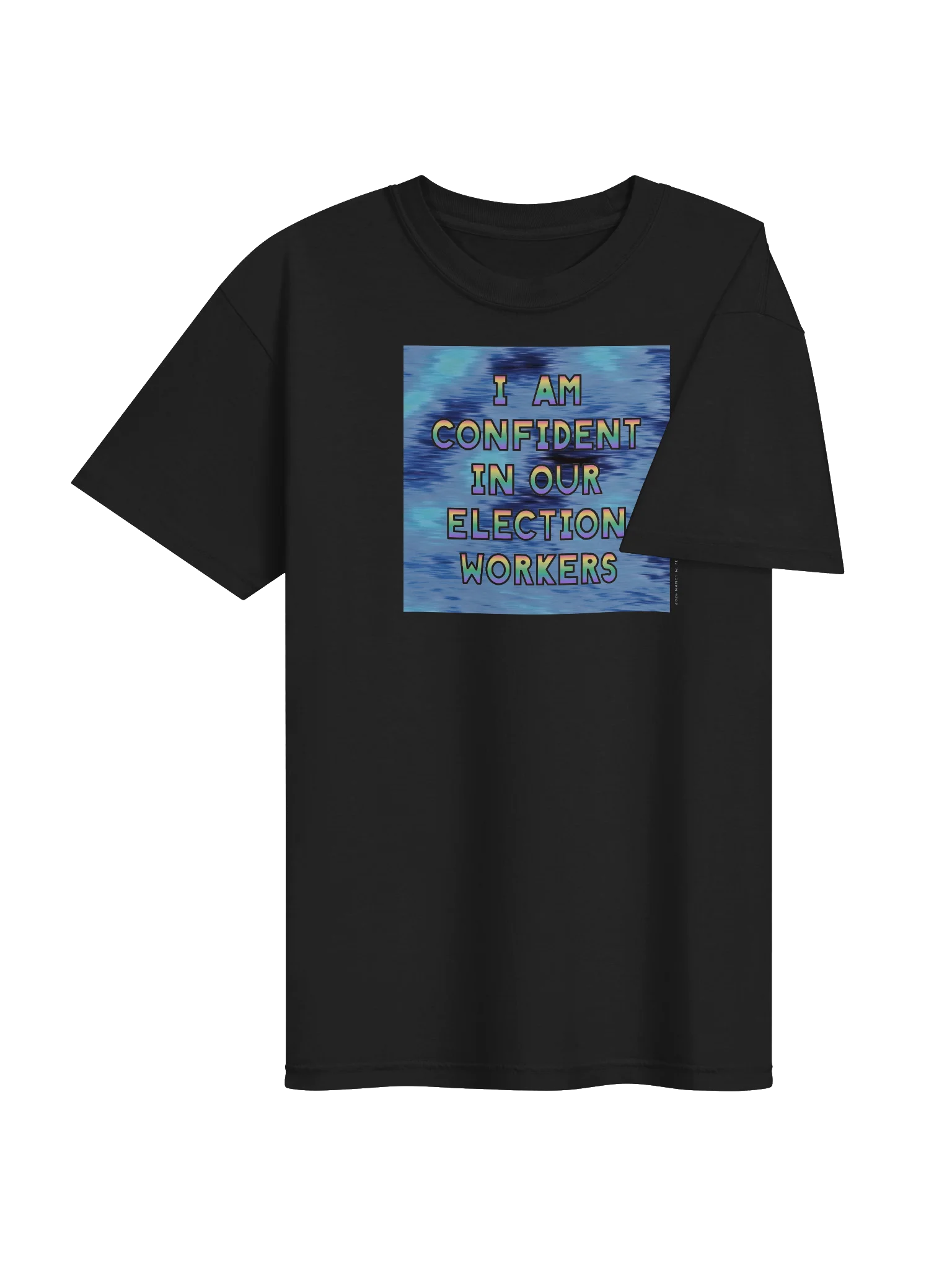 Election Process Rainbow Letters tee product image (11)