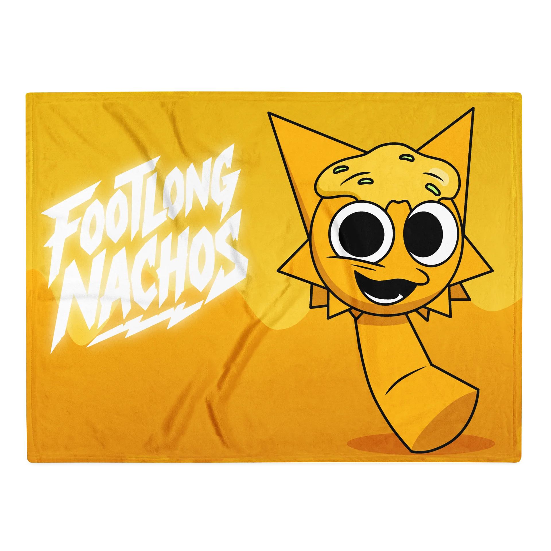 Footlong Nachos Throw Blanket product image (2)