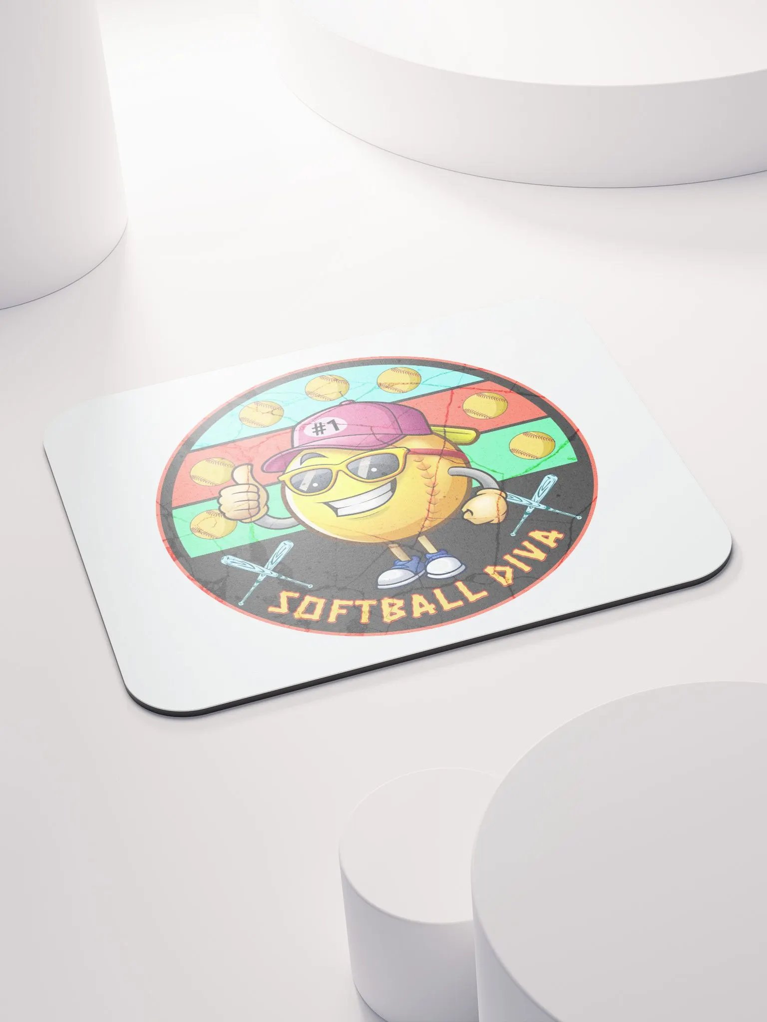 Softball Diva Mouse Pad product image (4)