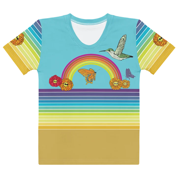 Womens Rainbow Butterfly Dream T-shirt product image (1)