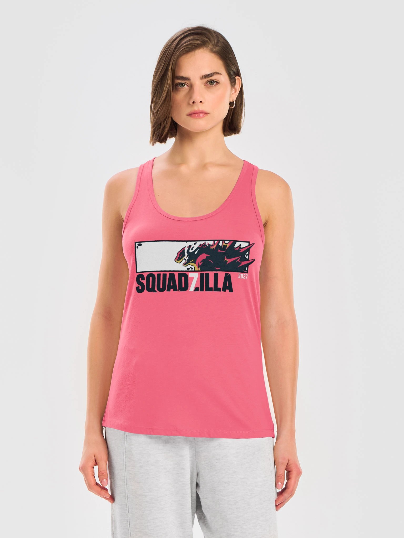 Squadzilla Public Version Pink Racerback product image (3)