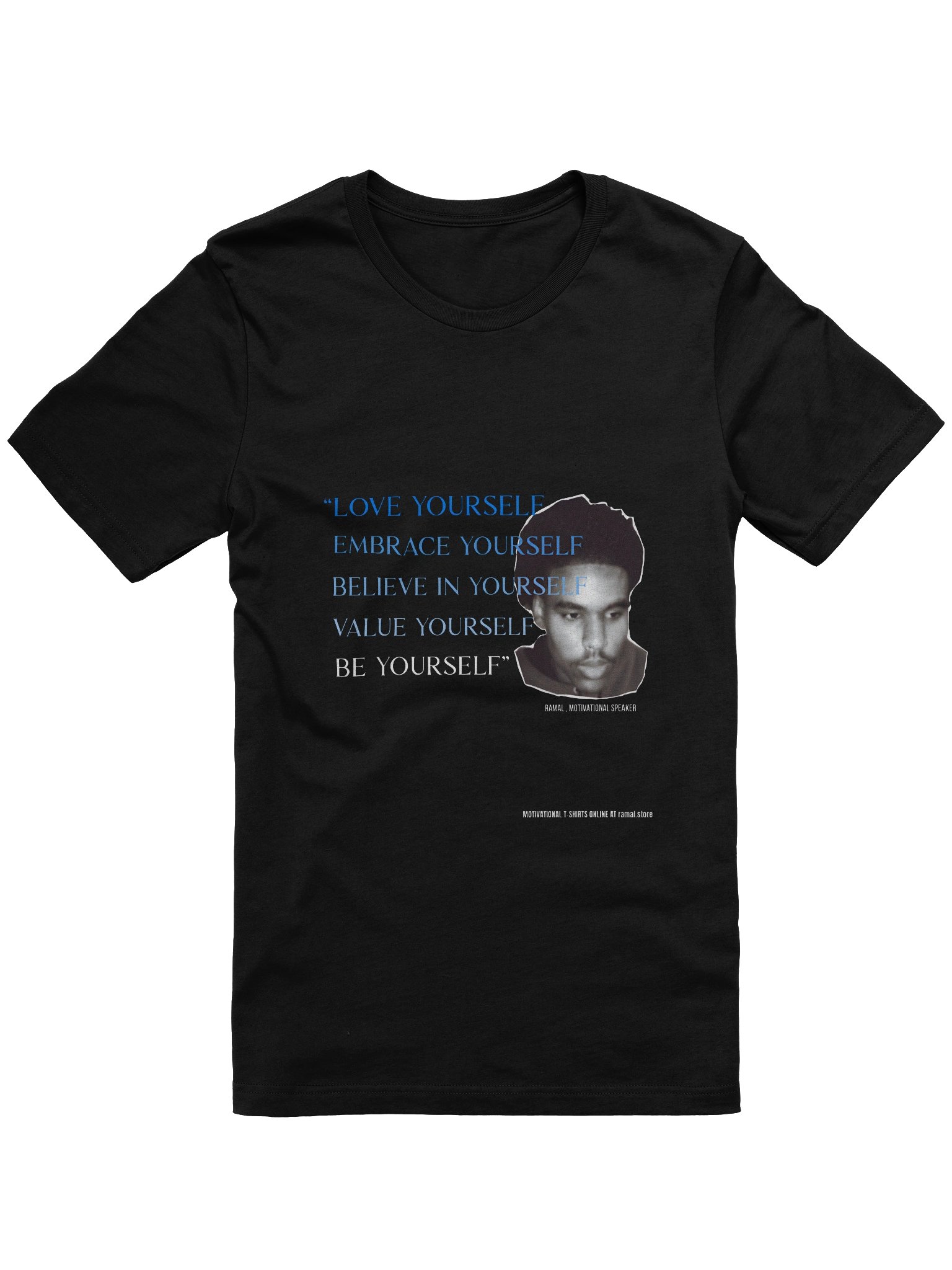 MOTIVATIONAL T-SHIRT - BLUE LETTERS product image (1)