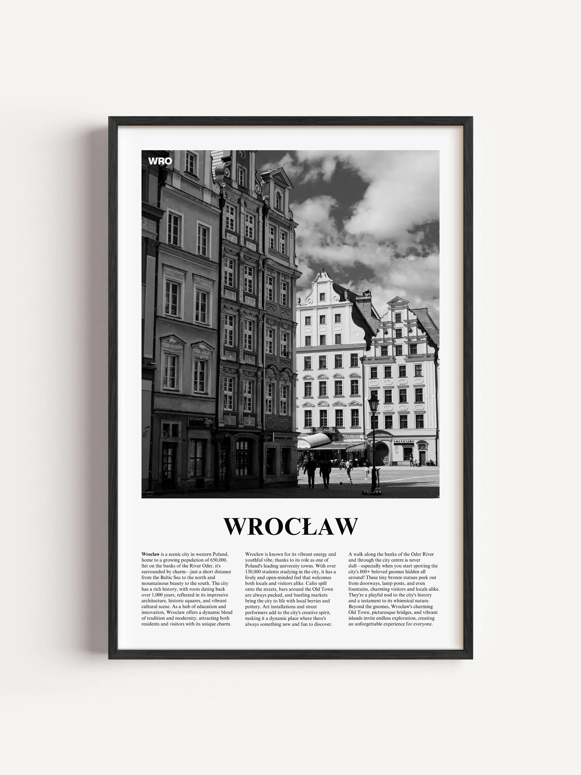 Wroclaw 01 Newspaper Poster product image (1)