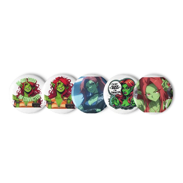 I'm Not Suss, I'm Convicted Pins product image (1)
