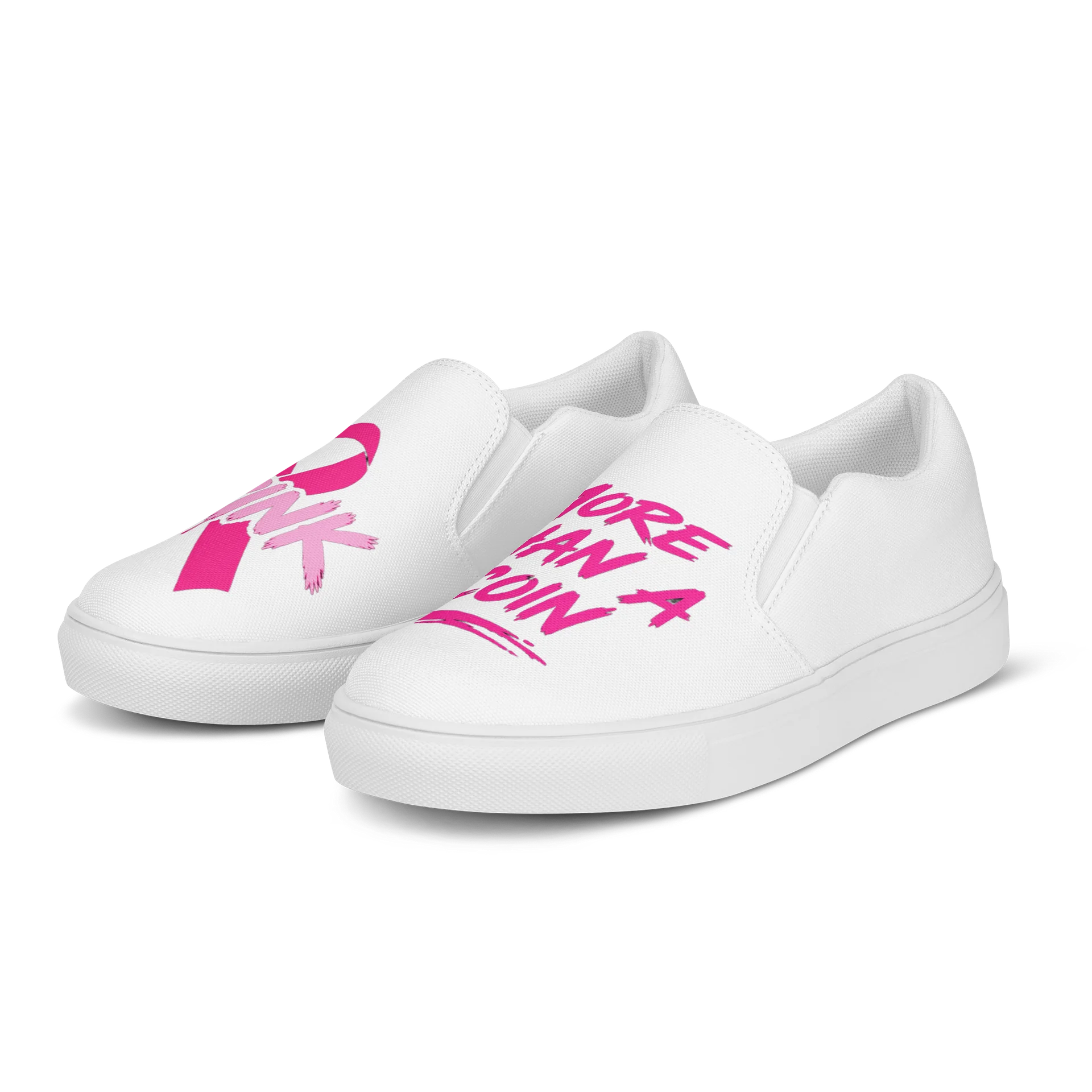 $Pink Canvas Slip-ons product image (3)