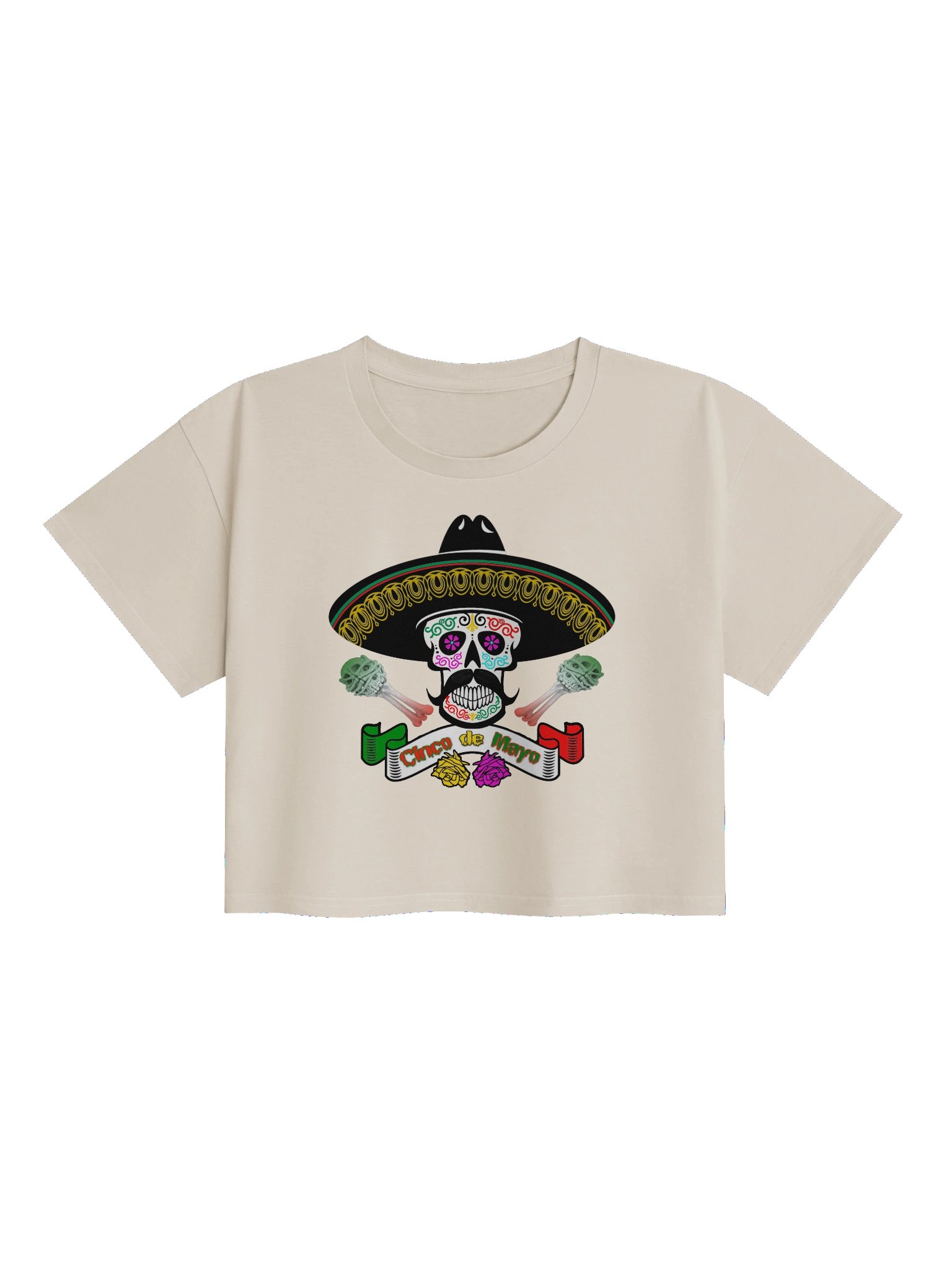 Fiesta Calavera Crop Top product image (1)