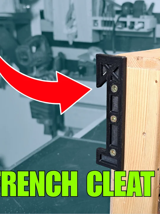 3/4 Inch French Cleat Bracket 3D STL File Bundle. product image (7)
