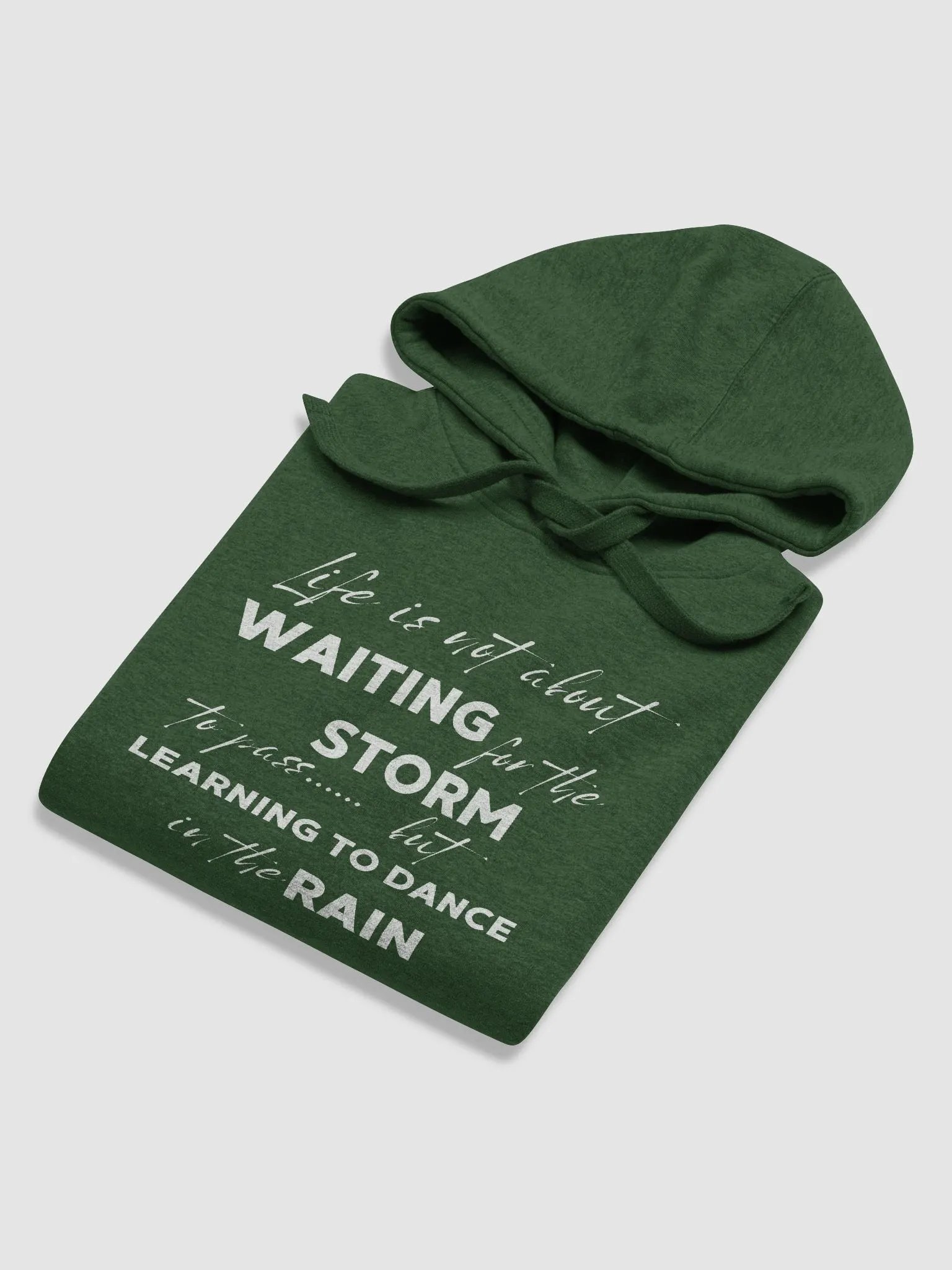 "LEARNING TO DANCE in the RAIN" Premium Unisex Hoodie product image (6)