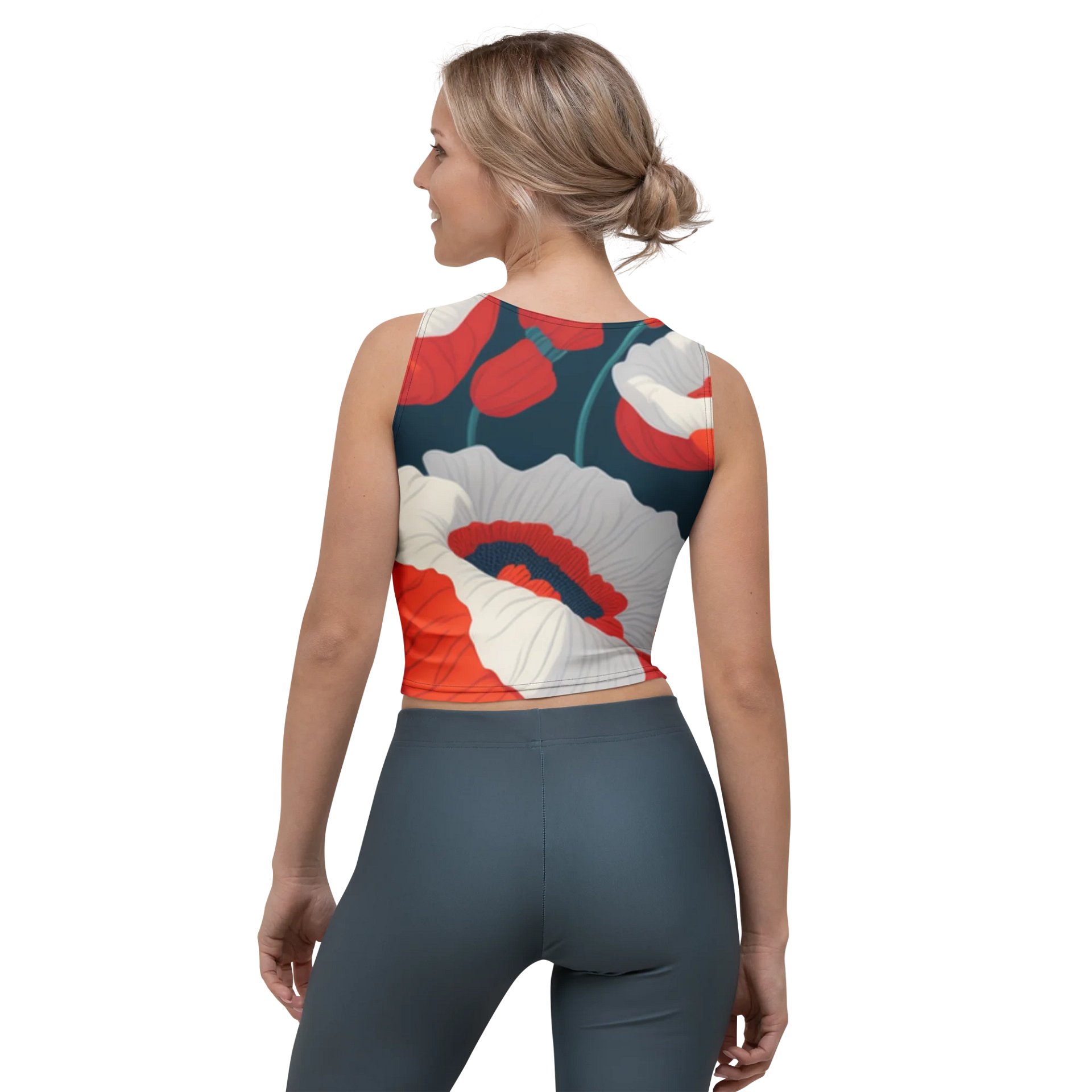 Barry Grady 'Poppies' Crop Top product image (2)