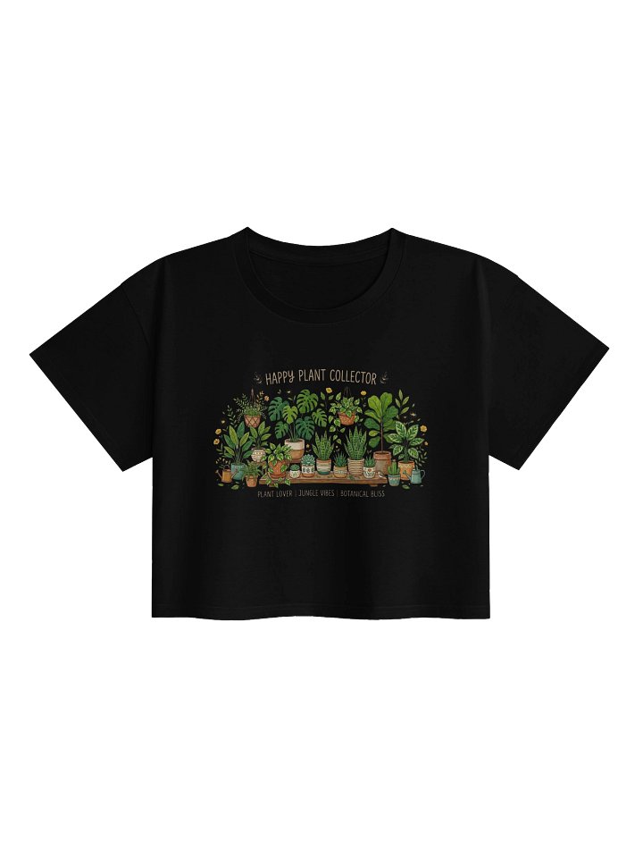 Happy Plant Collector Crop Top product image (3)