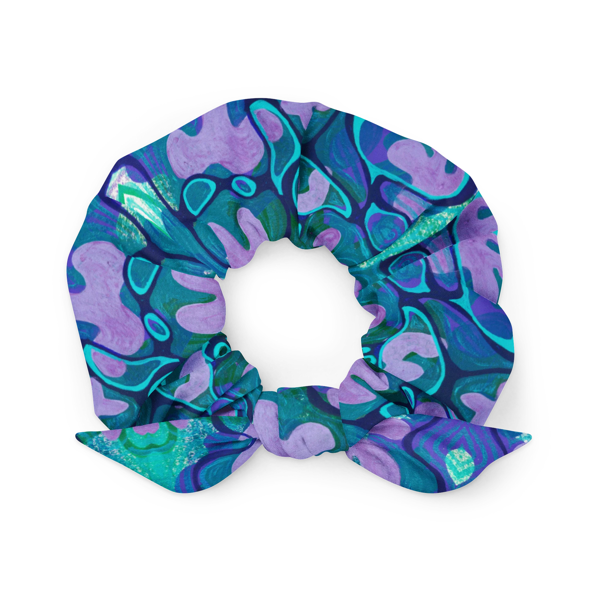 Amoeba Blobs Scrunchie product image (1)