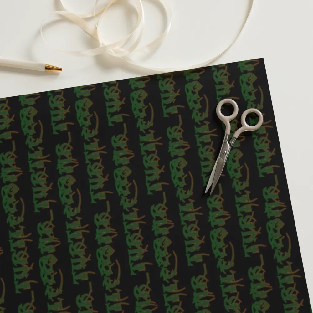 Mr turtle logo wrapping paper product image (11)
