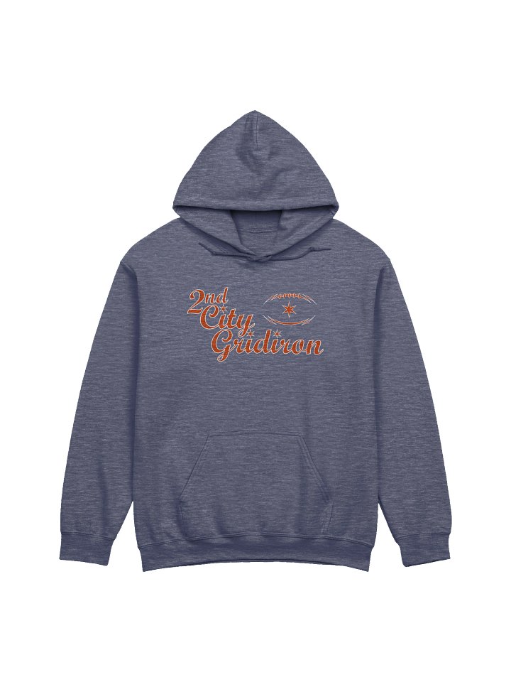 2nd City Gridiron Orange Logo Hoodie product image (1)