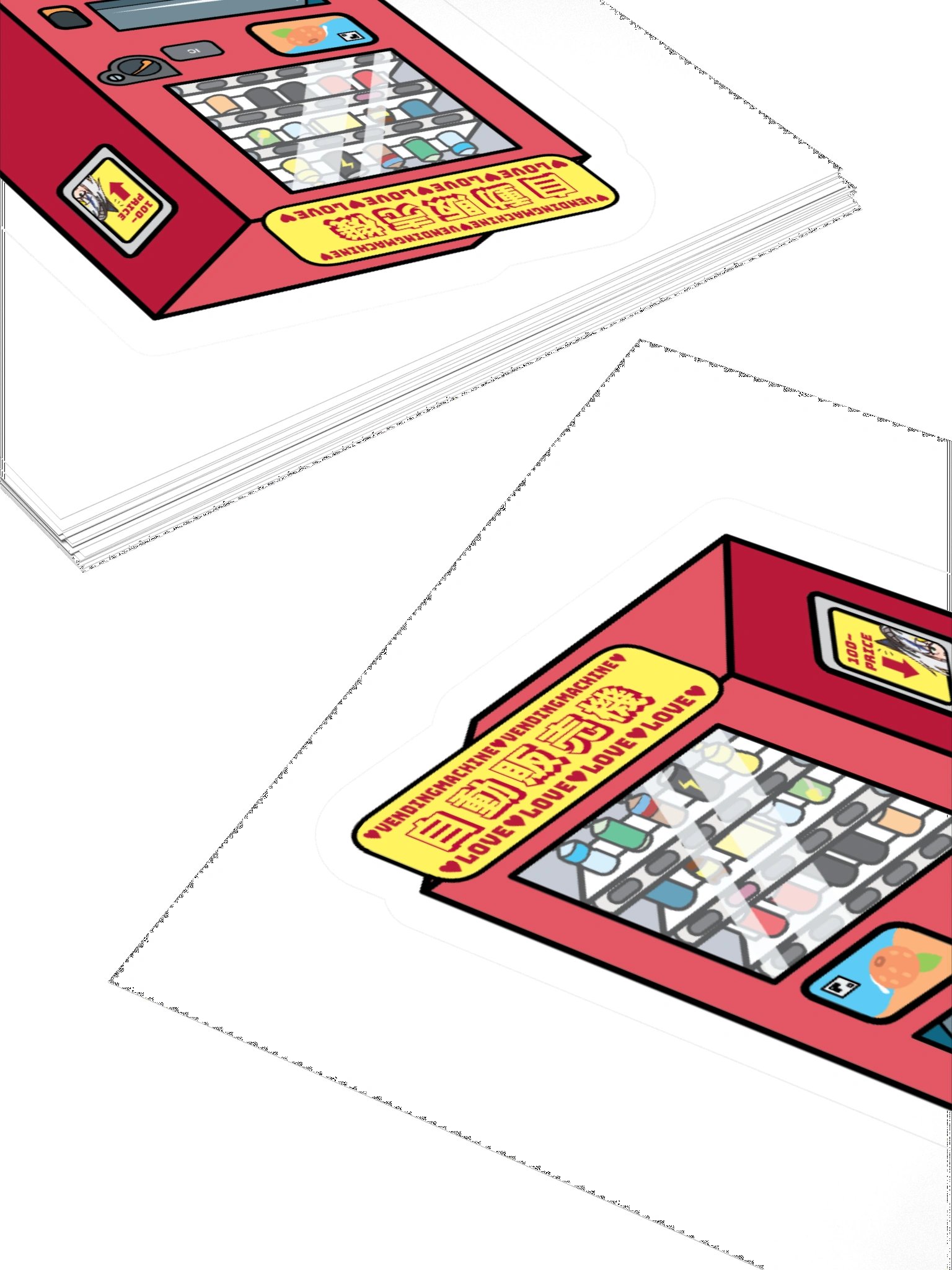 Red Vending Machine POP Sticker product image (4)