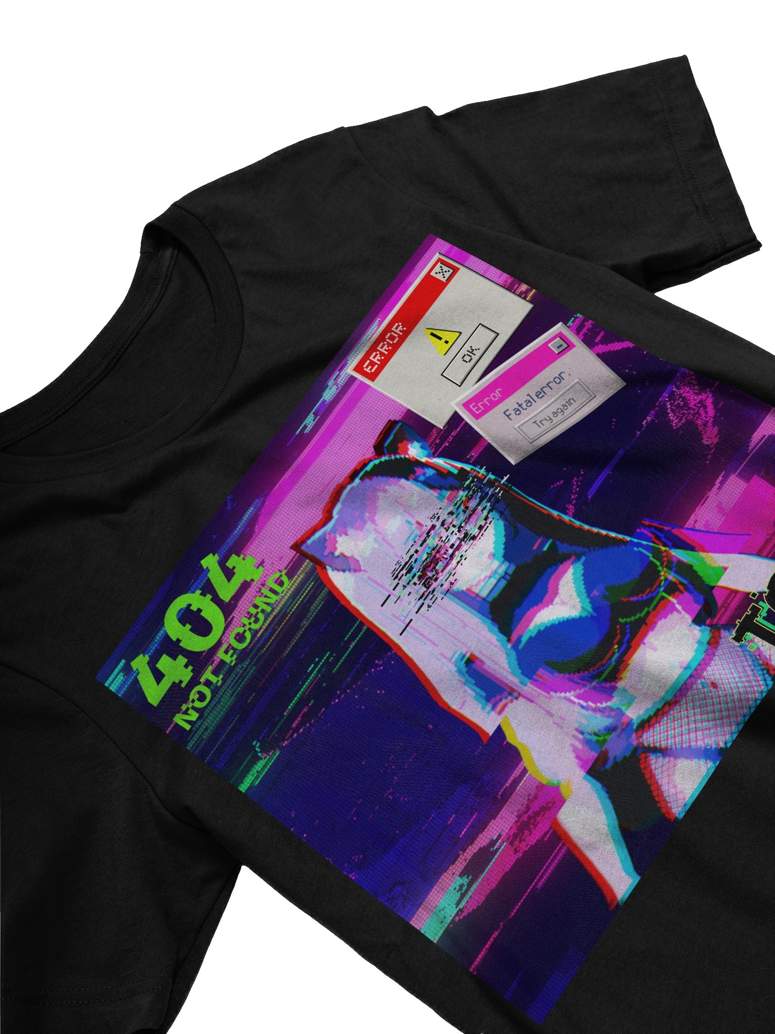 Neko Error.exe Unisex Tee product image (3)