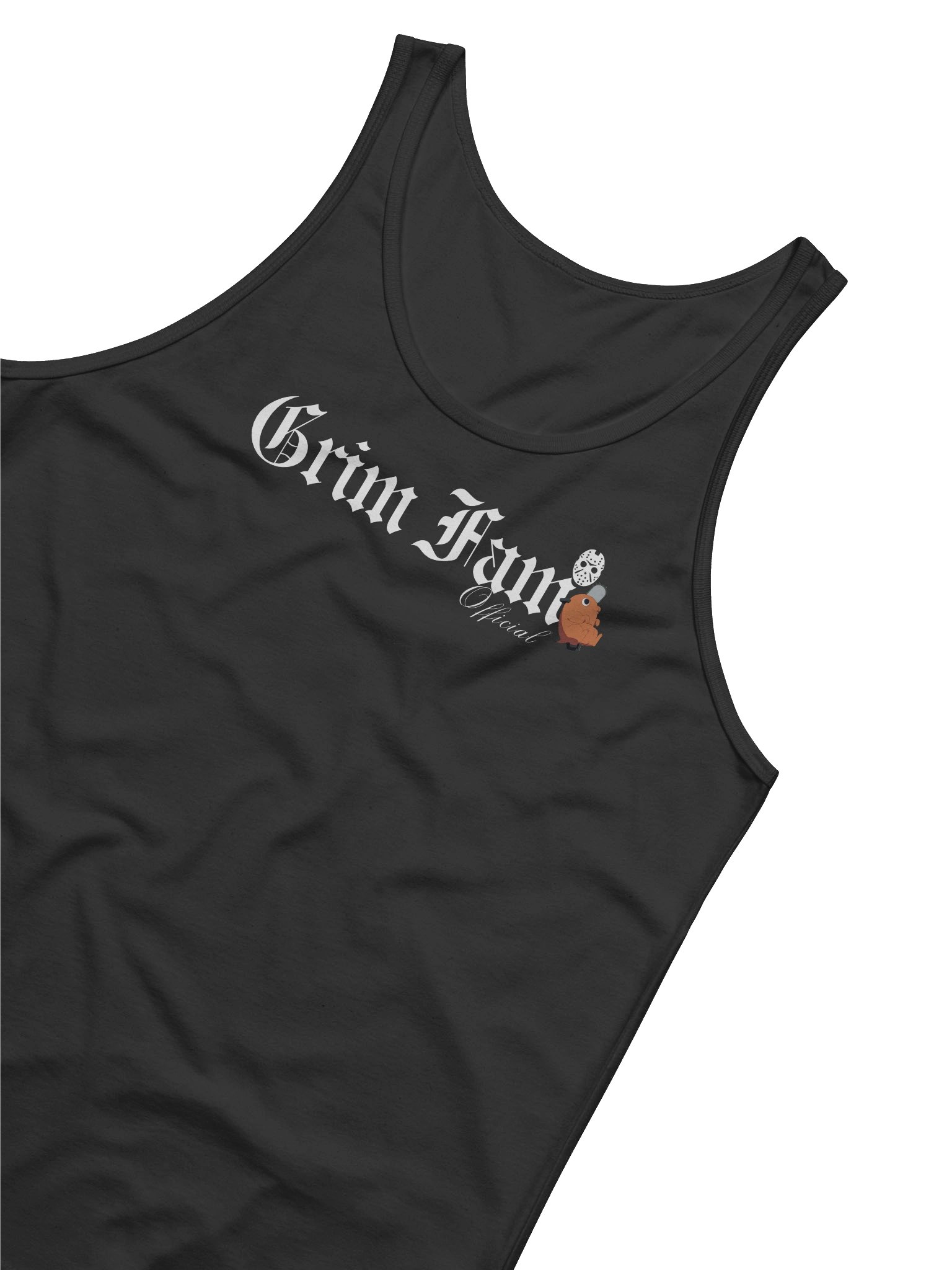GRIM FAM X CHAINSAWMAN - TANKTOP/SINGLET #1 - Avail in ALL colors product image (5)