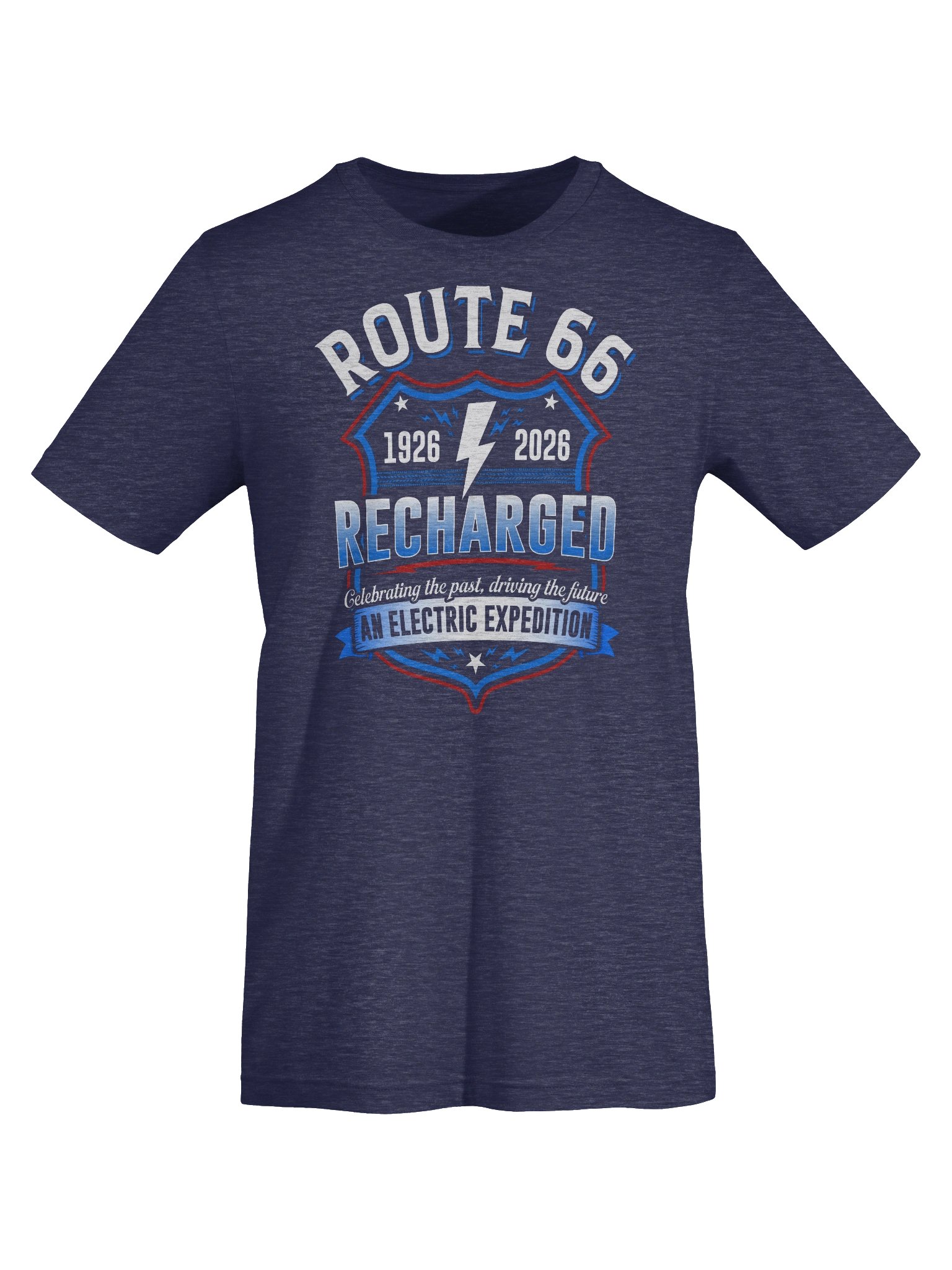 Route 66 Recharged Celebrating & Charging Red, White, & Blue (Unisex) product image (48)