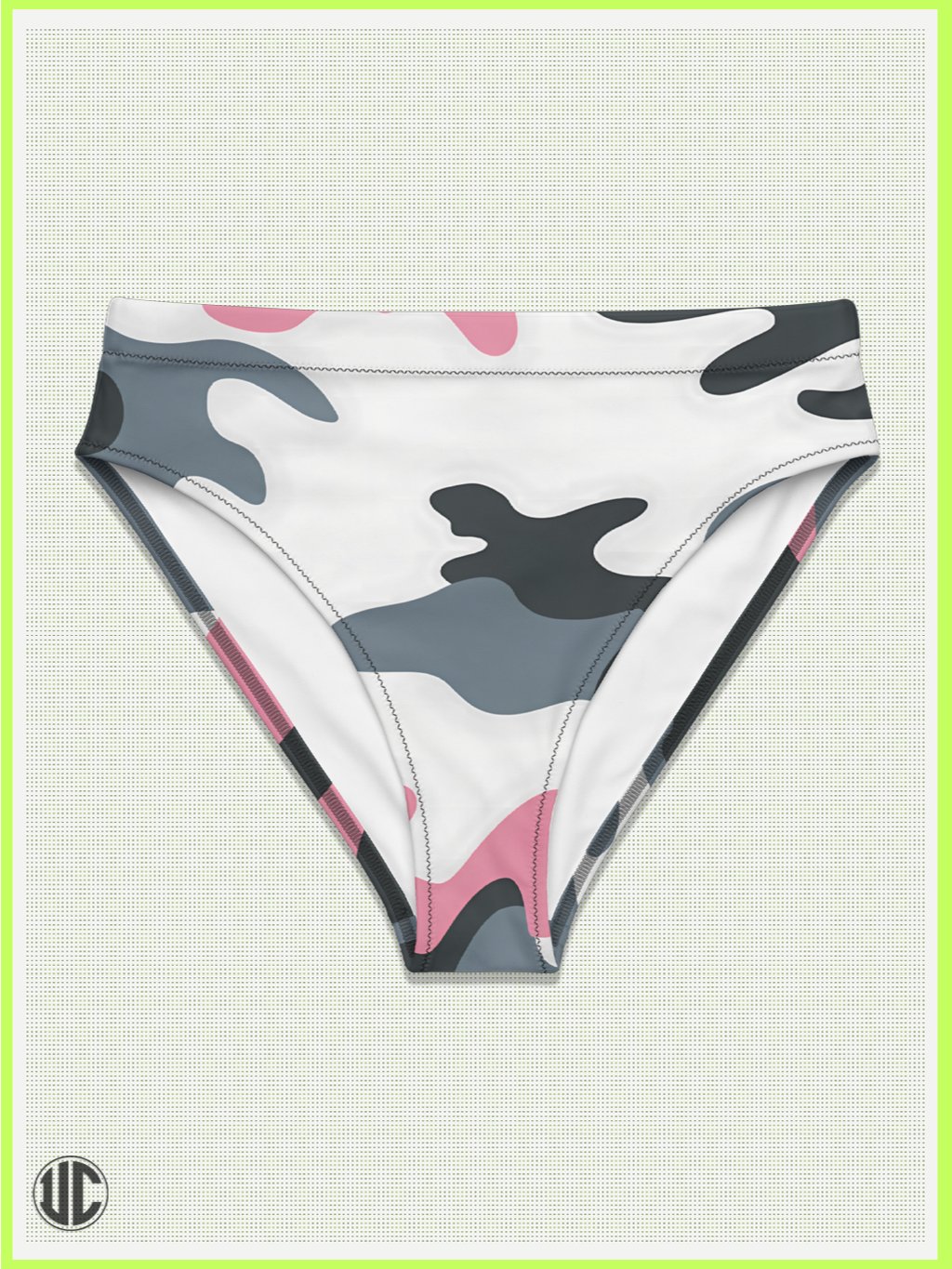 UnkoCon – Bubblegum Pink Urban Camo Bikini Bottom product image (1)