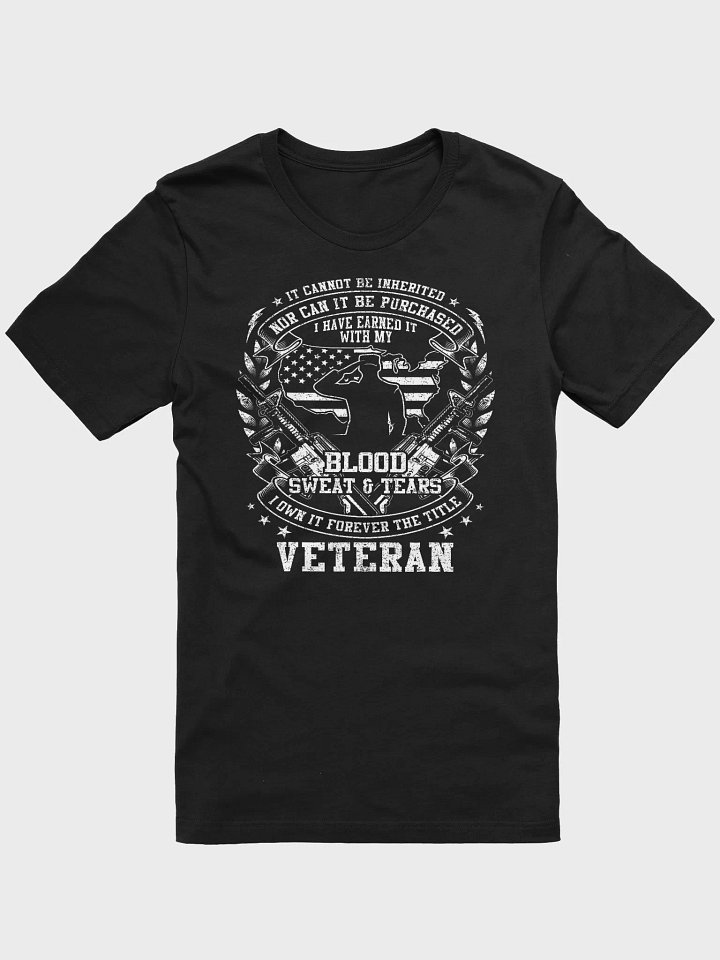 It Can't Be Inherited Veteran - Adult T-Shirt product image (1)