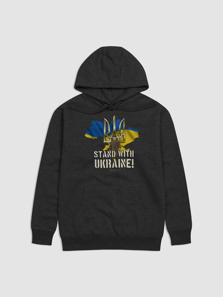 Stand with Ukraine Tryzub & Zelenskyy Hoodie product image (6)