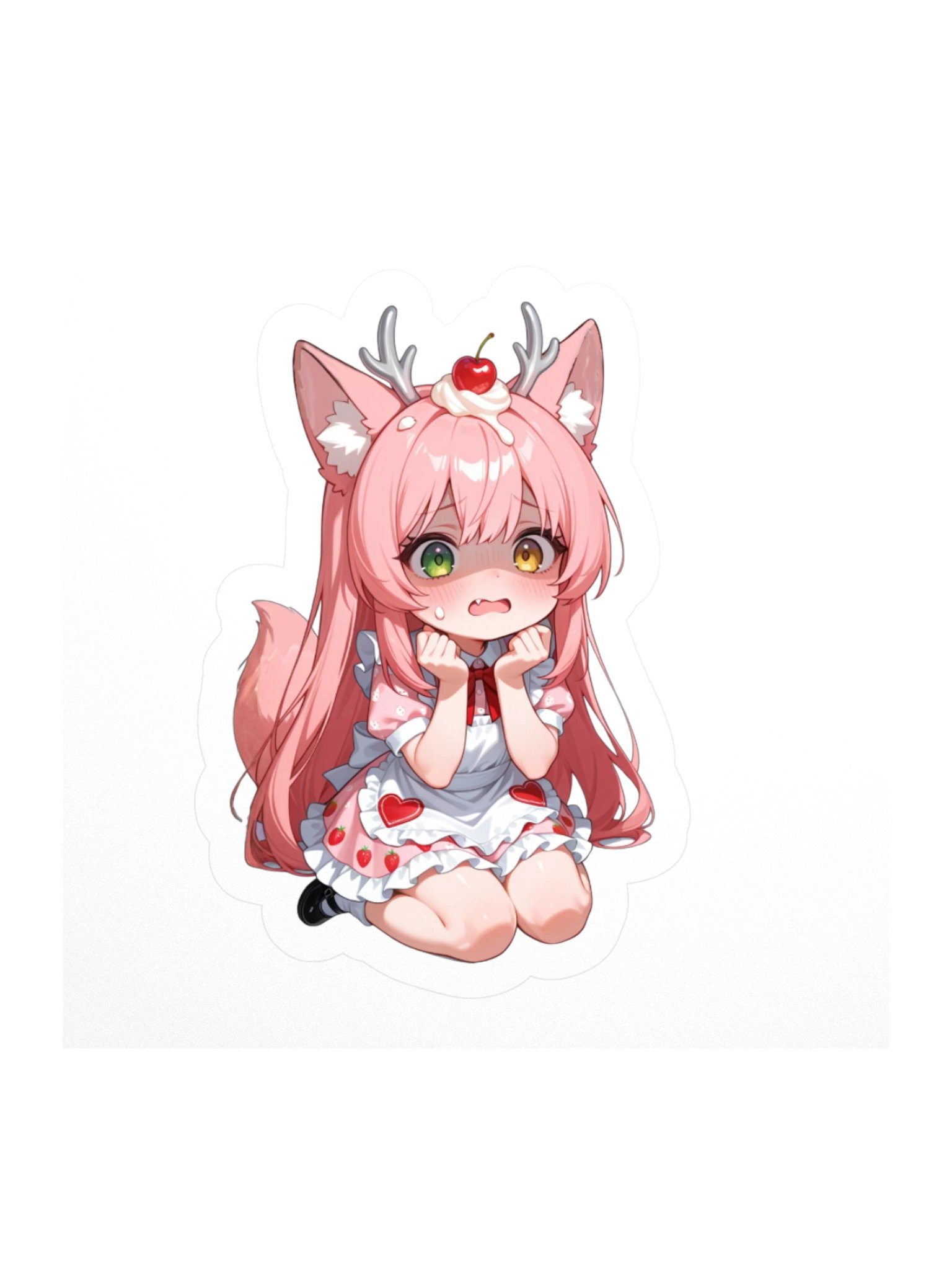 Sweet Disaster Fox Sticker product image (1)