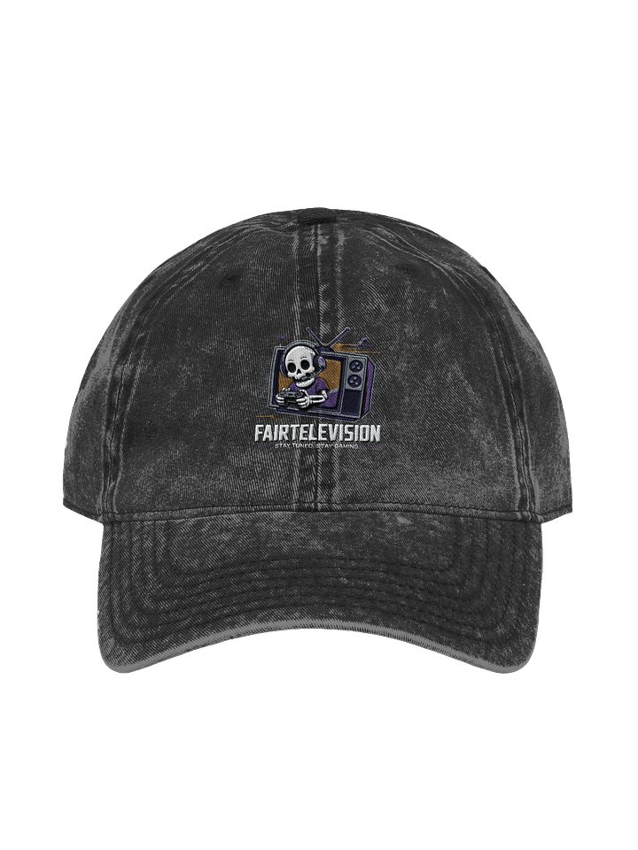 Otto Vintage Wash Dad Hat — FairTelevision.com Gamer TV Skeleton product image (4)
