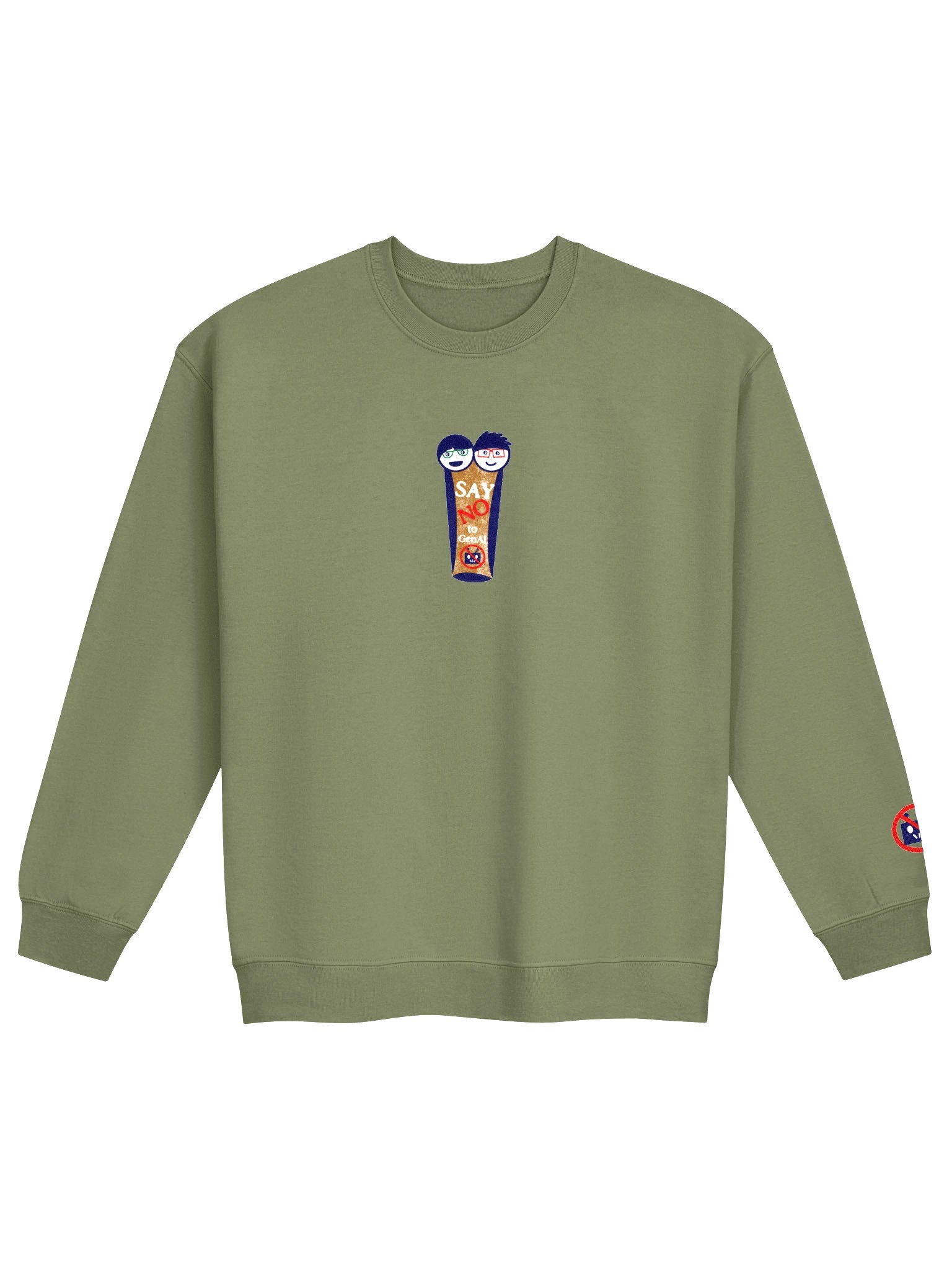 Just say NO Embroidered Sweatshirt product image (21)
