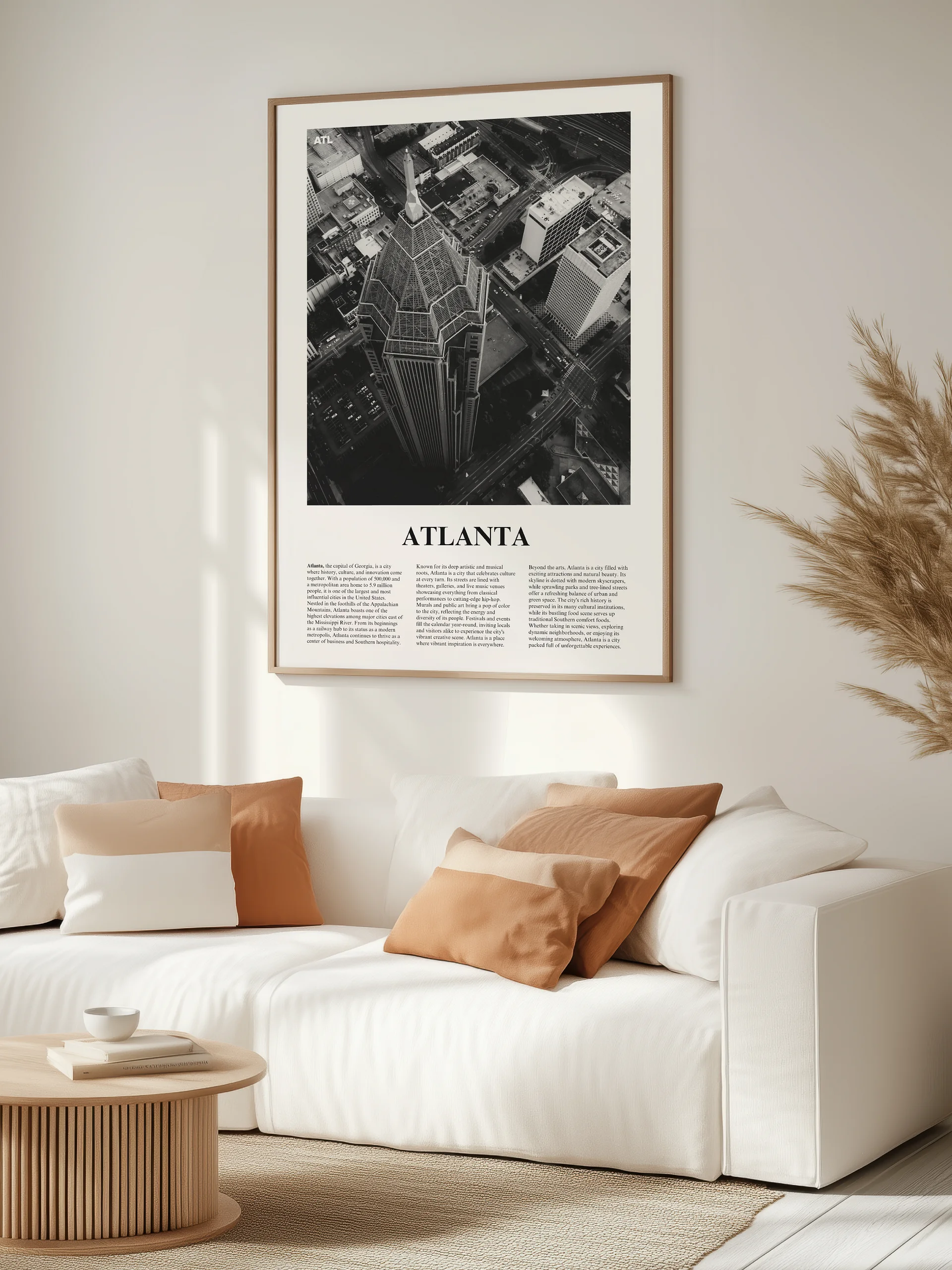 Atlanta 04 Newspaper Poster | Framed product image (3)
