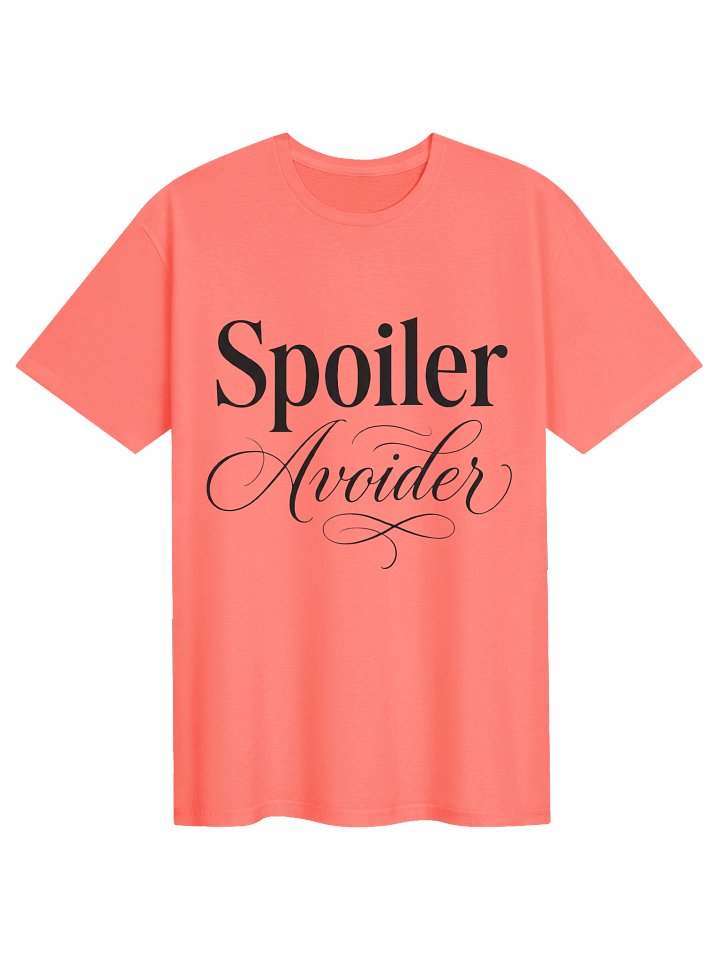 "Spoiler Avoider" Premium Literary T-Shirt – Dark Academia & BookTok Edition product image (2)