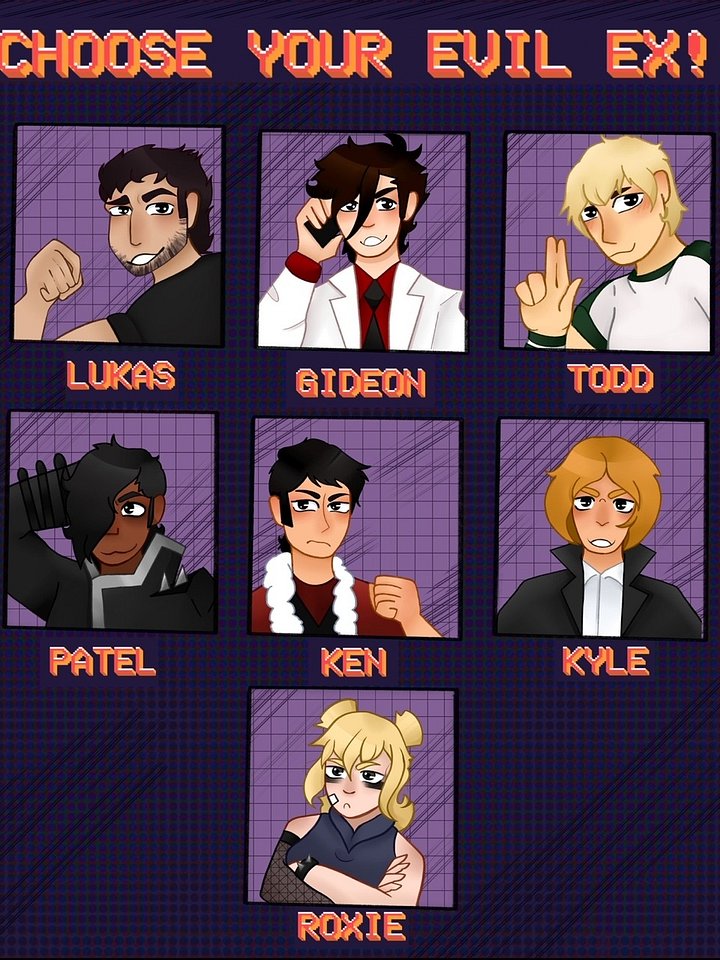 Seven Evil Ex's Print product image (1)