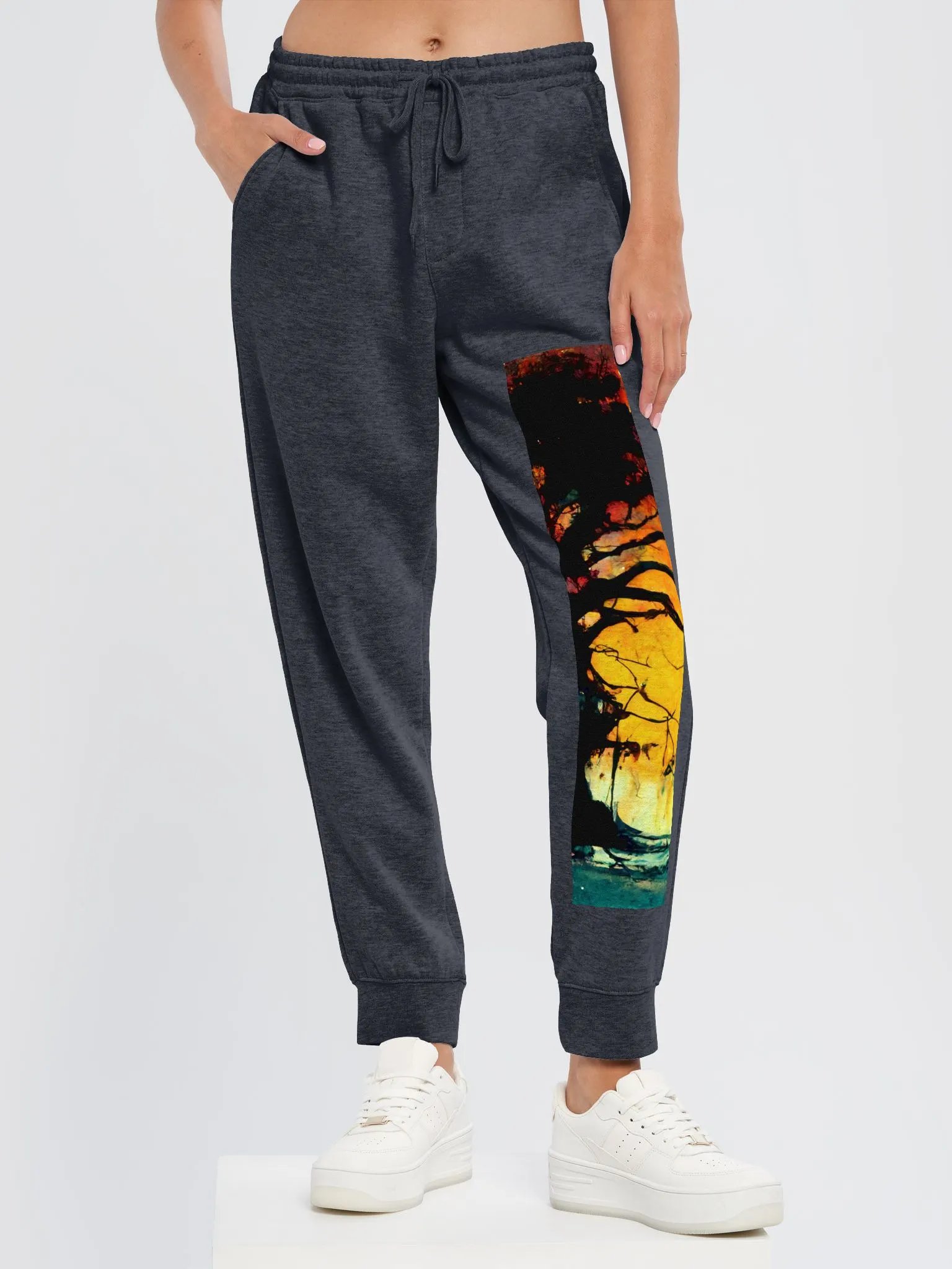 Sunset Silhouette Tree Joggers product image (6)
