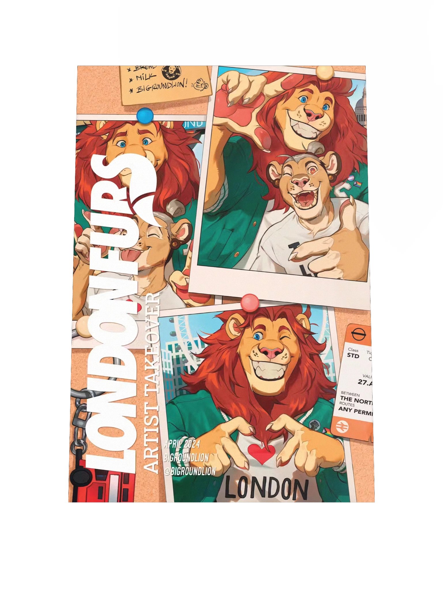 Artist Takeover #02 - BigRoundLion - Poster product image (1)