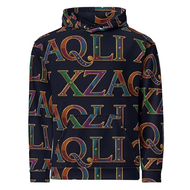 XZAQLI Prism Monogram Hoodie product image (1)