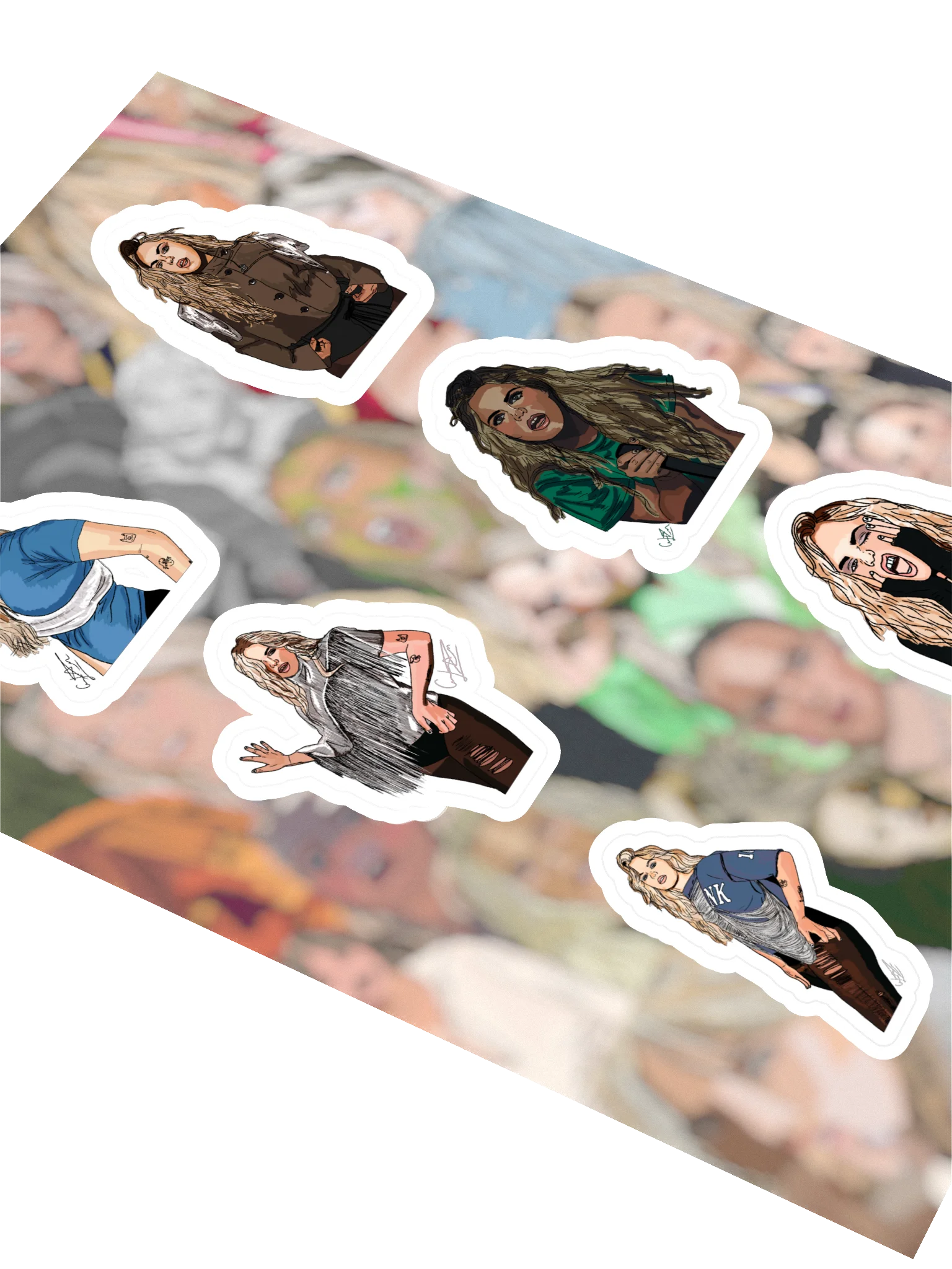 BITE ME Tour Sticker Sheet product image (3)