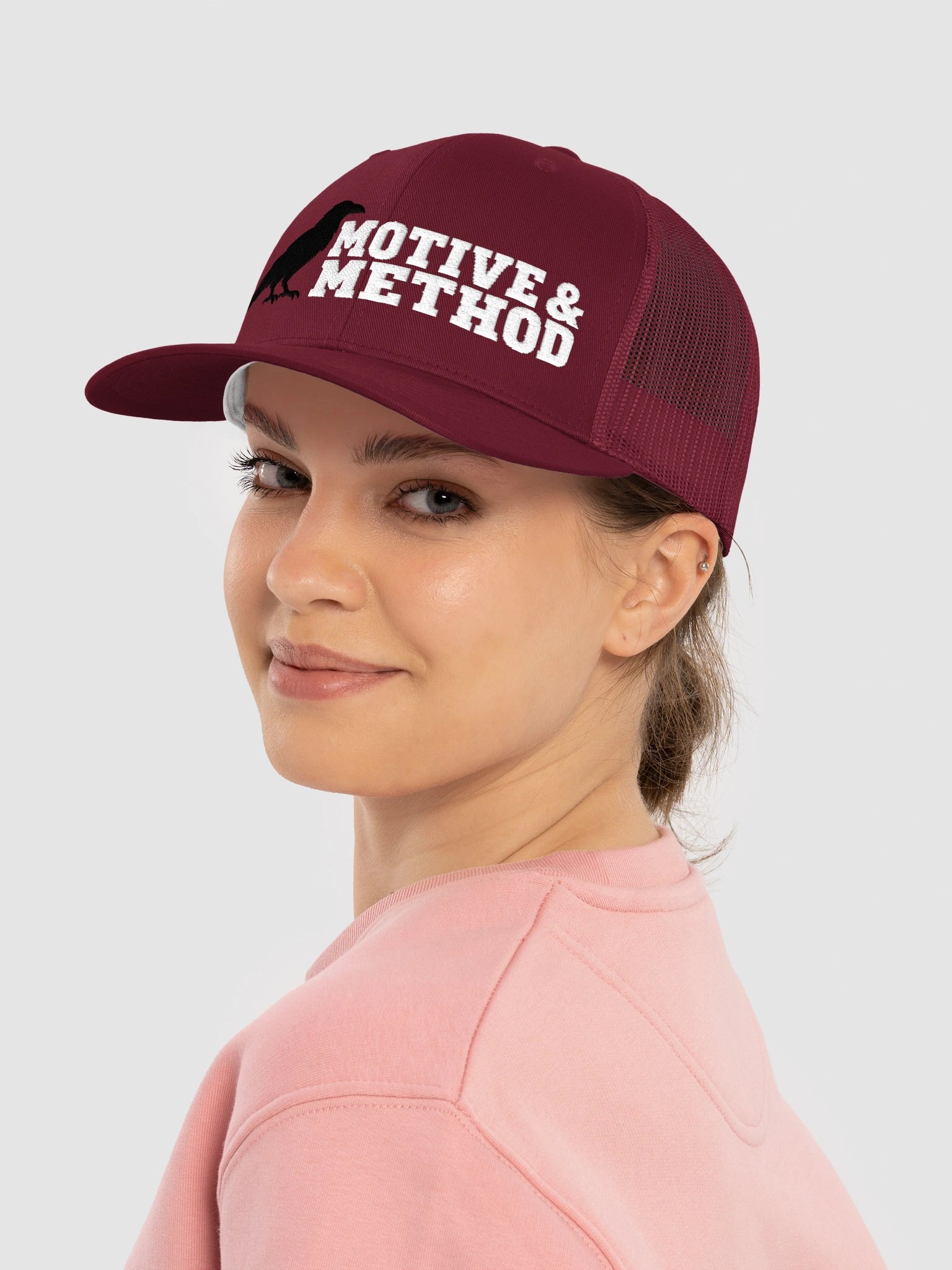 Motive & Method Raven Trucker Hat product image (4)