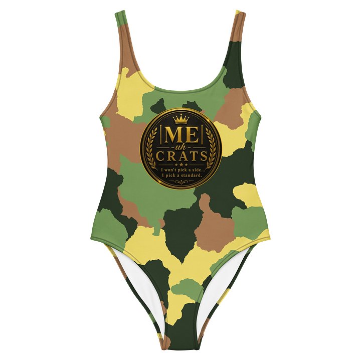 |ME| -uh- CRATS Gold Signature Camo Swimsuit 🖤🌿✨ product image (2)