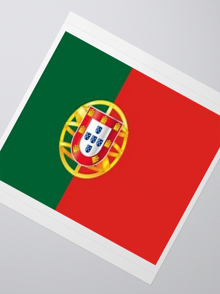 Portuguese Flag Sticker - Durable Vinyl for Indoor Use - Multiple Sizes Available product image (6)