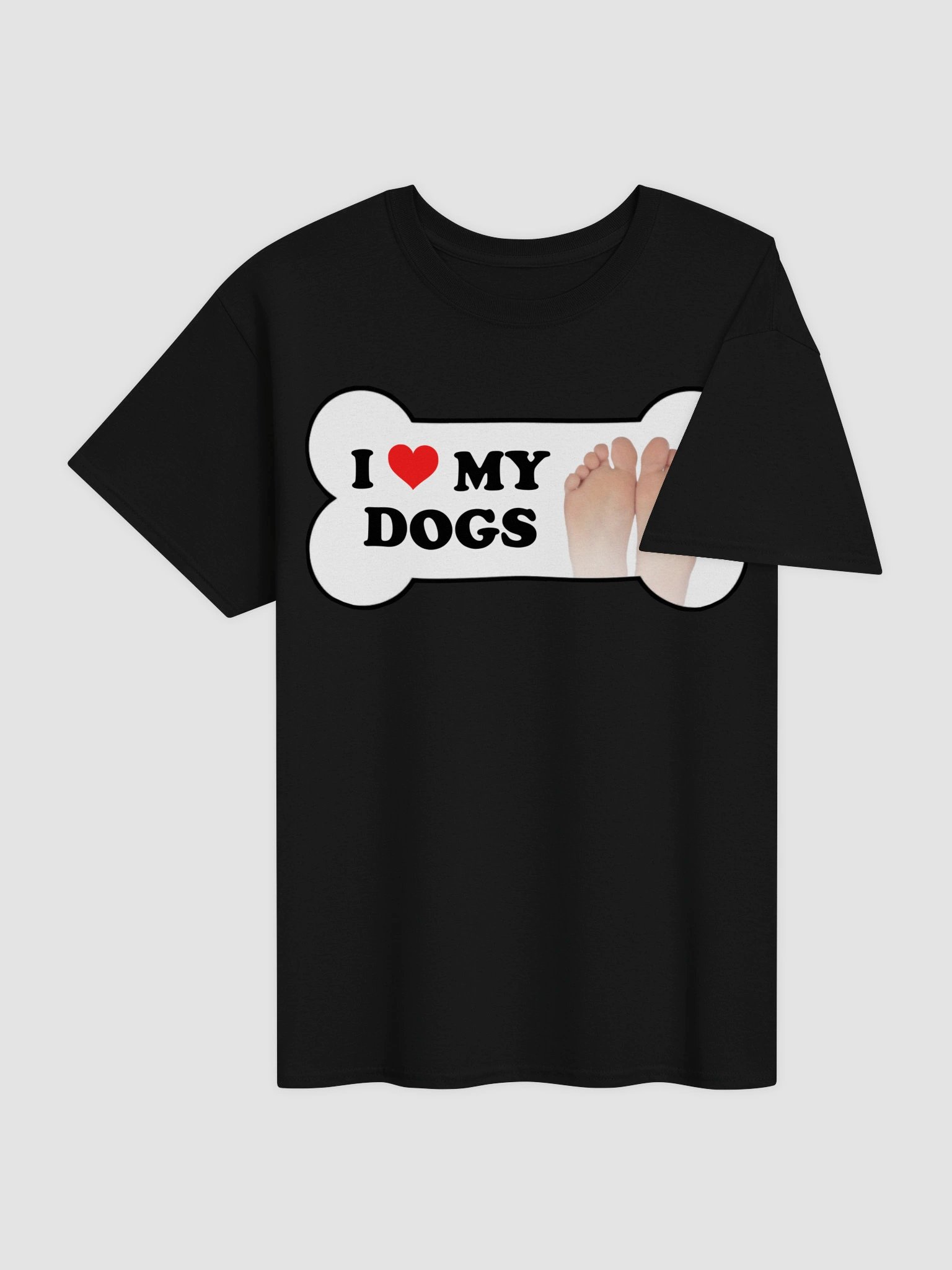 I love my dogs (toes) T-shirt product image (4)