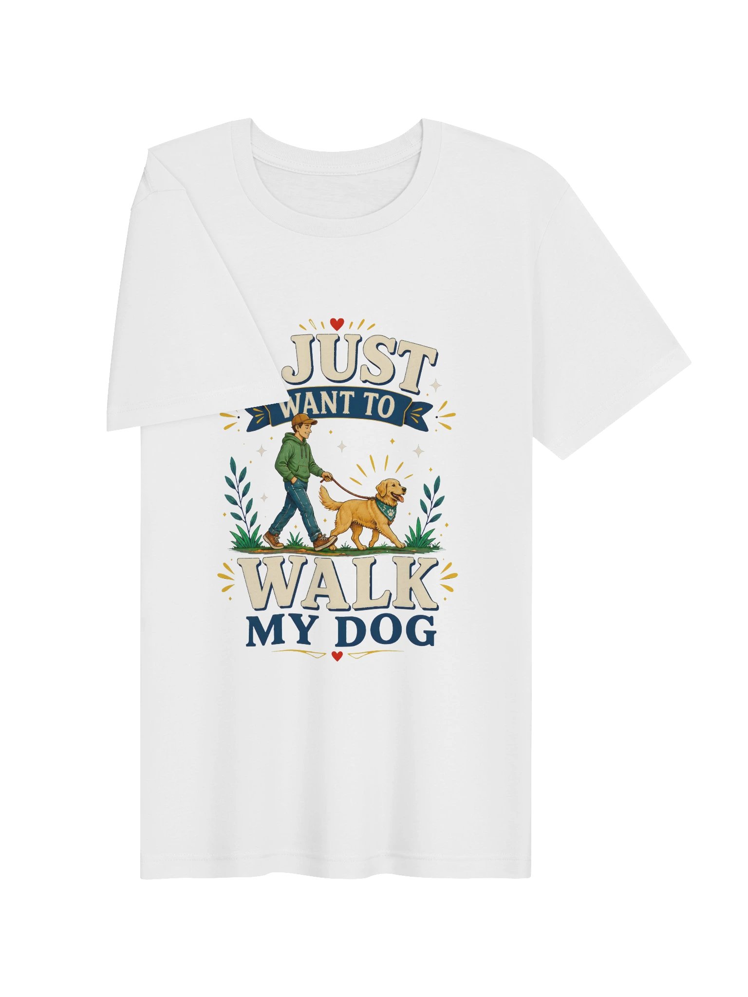 I Just Want To Walk My Dog Tee product image (17)