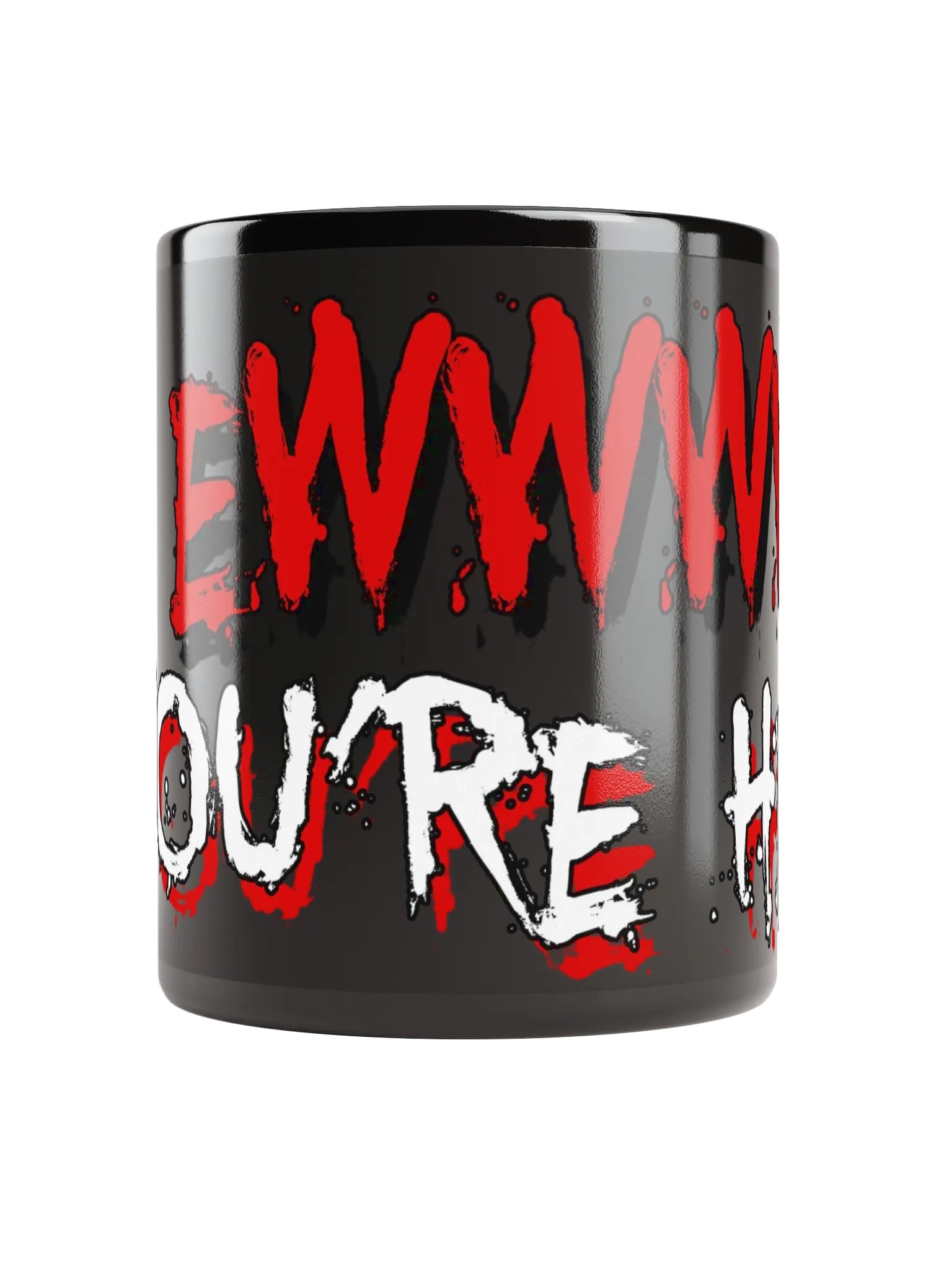 Eww You’re Here Black Mug product image (5)