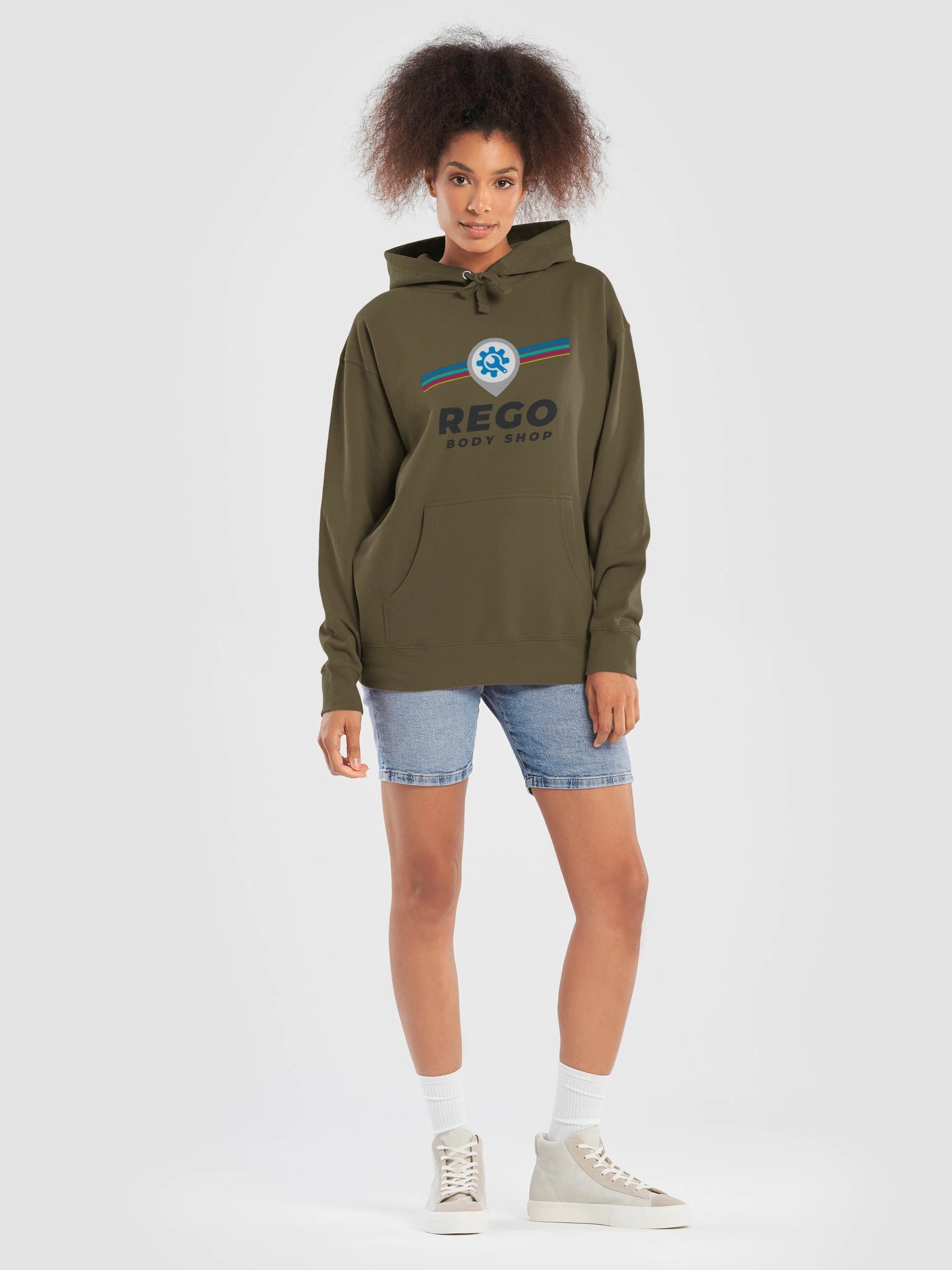 ReGo Bodyshop Hoodie (Dark Lettering) product image (7)