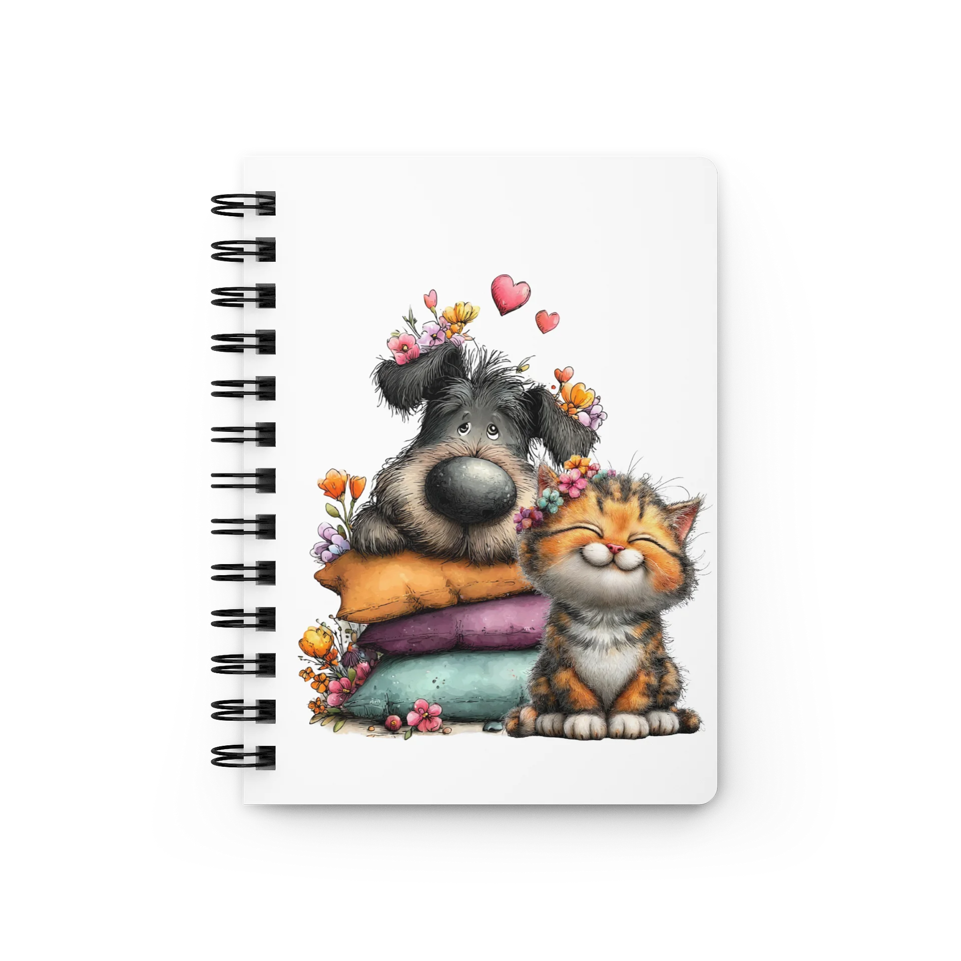Puppy and Kitty Friends Lined Journal product image (1)