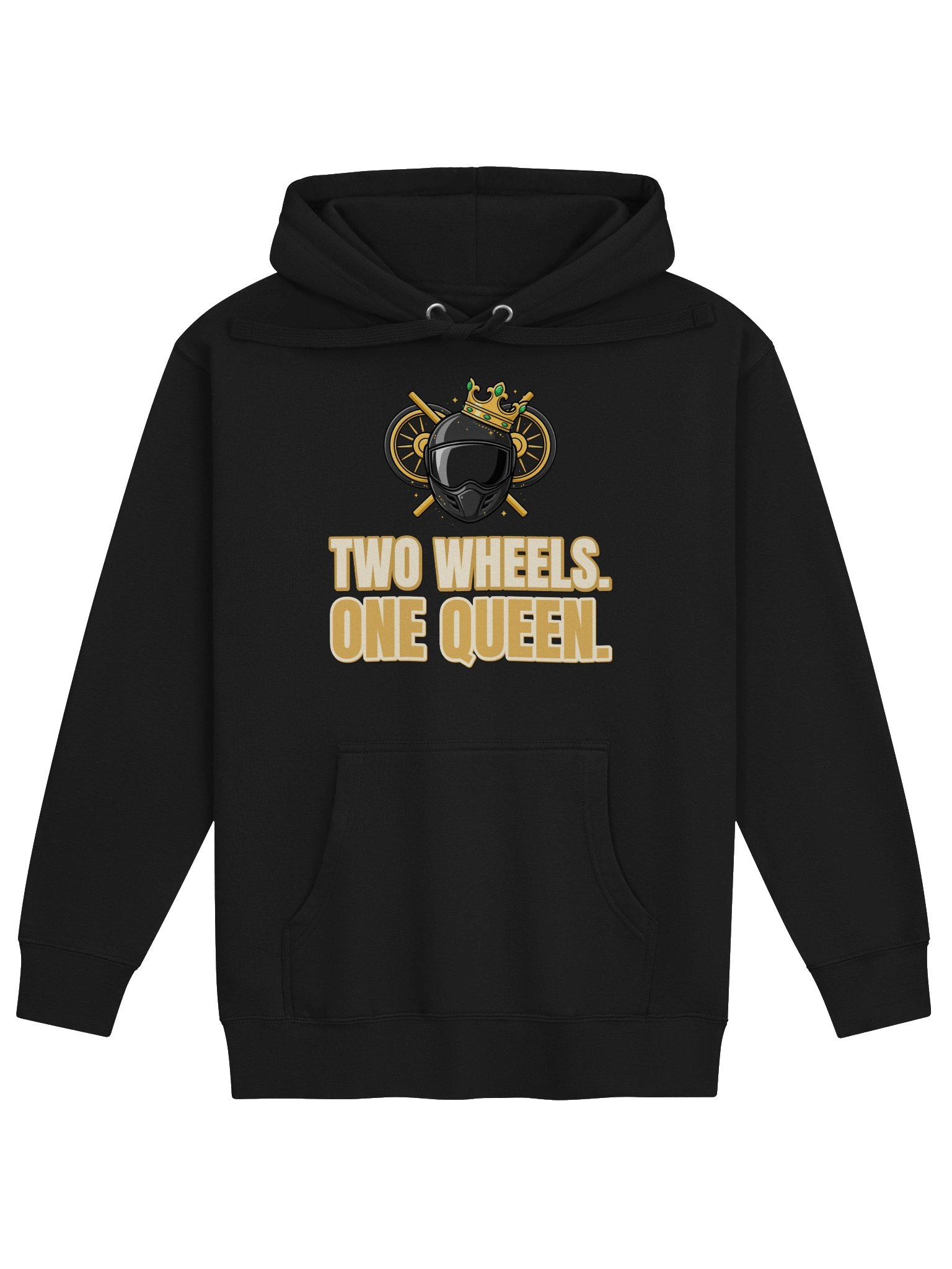 Two Wheels One Queen Hoodie product image (1)
