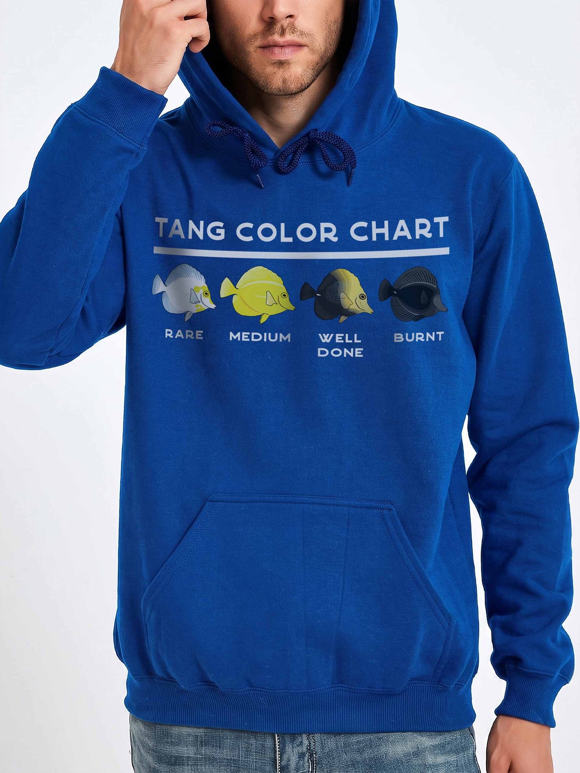 Sailfin Tang Color Chart Hoodie for Reef Aquarium Lovers product image (2)