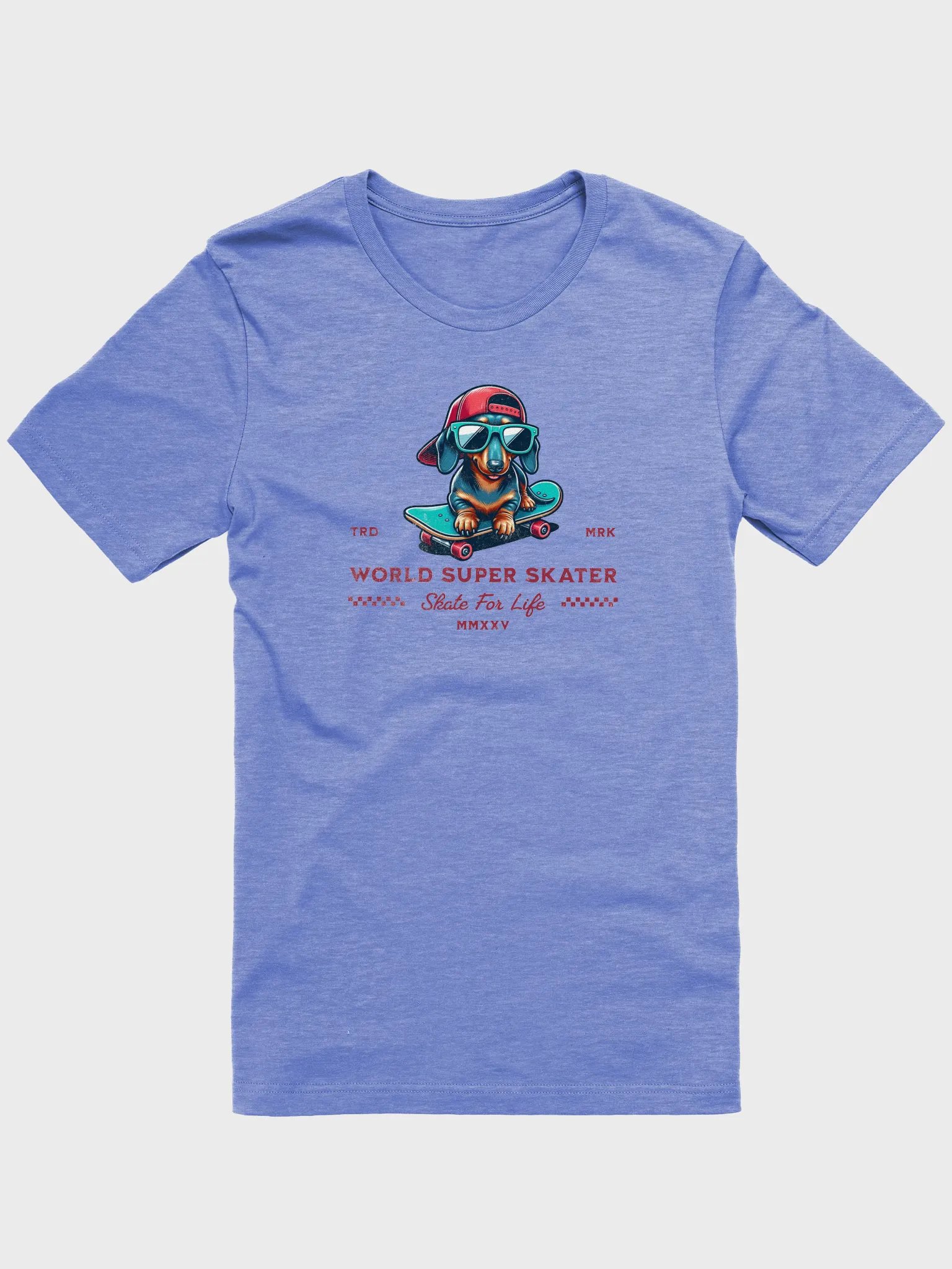 Dachshund Skater Vibes Premium T-Shirt product image (9)